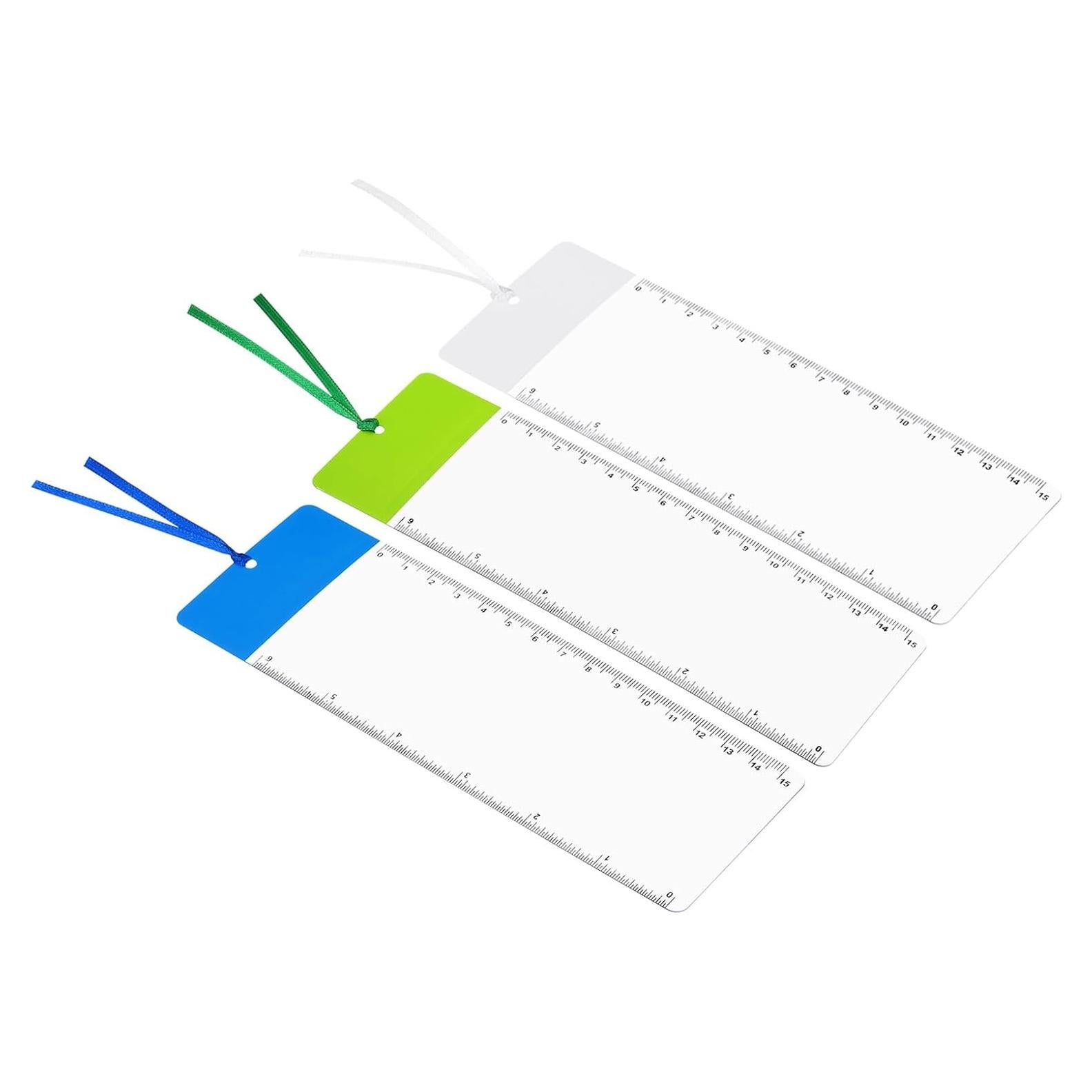 Marcador Lupa PATIKIL 3X con Regla - Paquete de 3 Colores