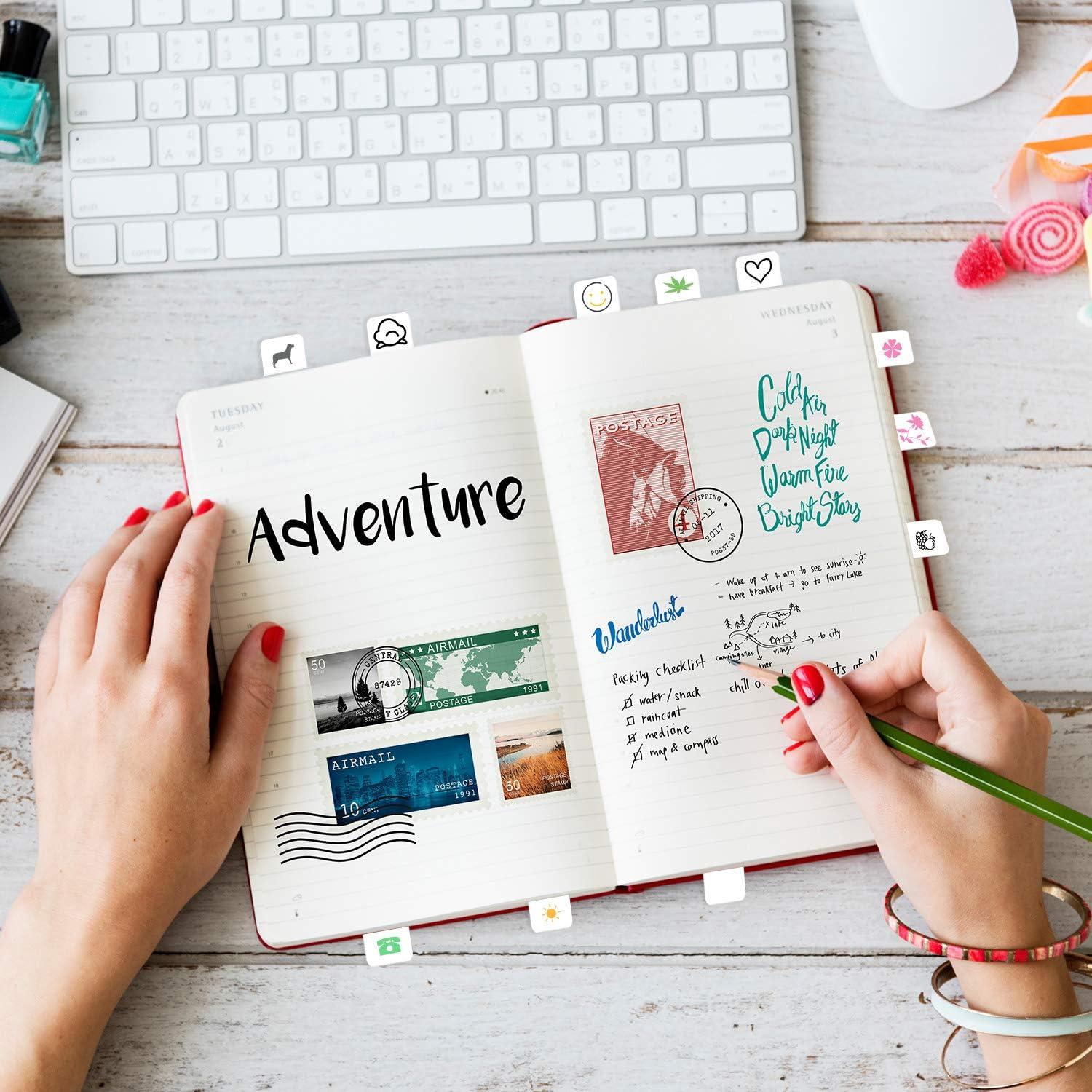 Marcadores de Páginas Adhesivos Blancos Outus 4.1x1.3cm 800 Piezas