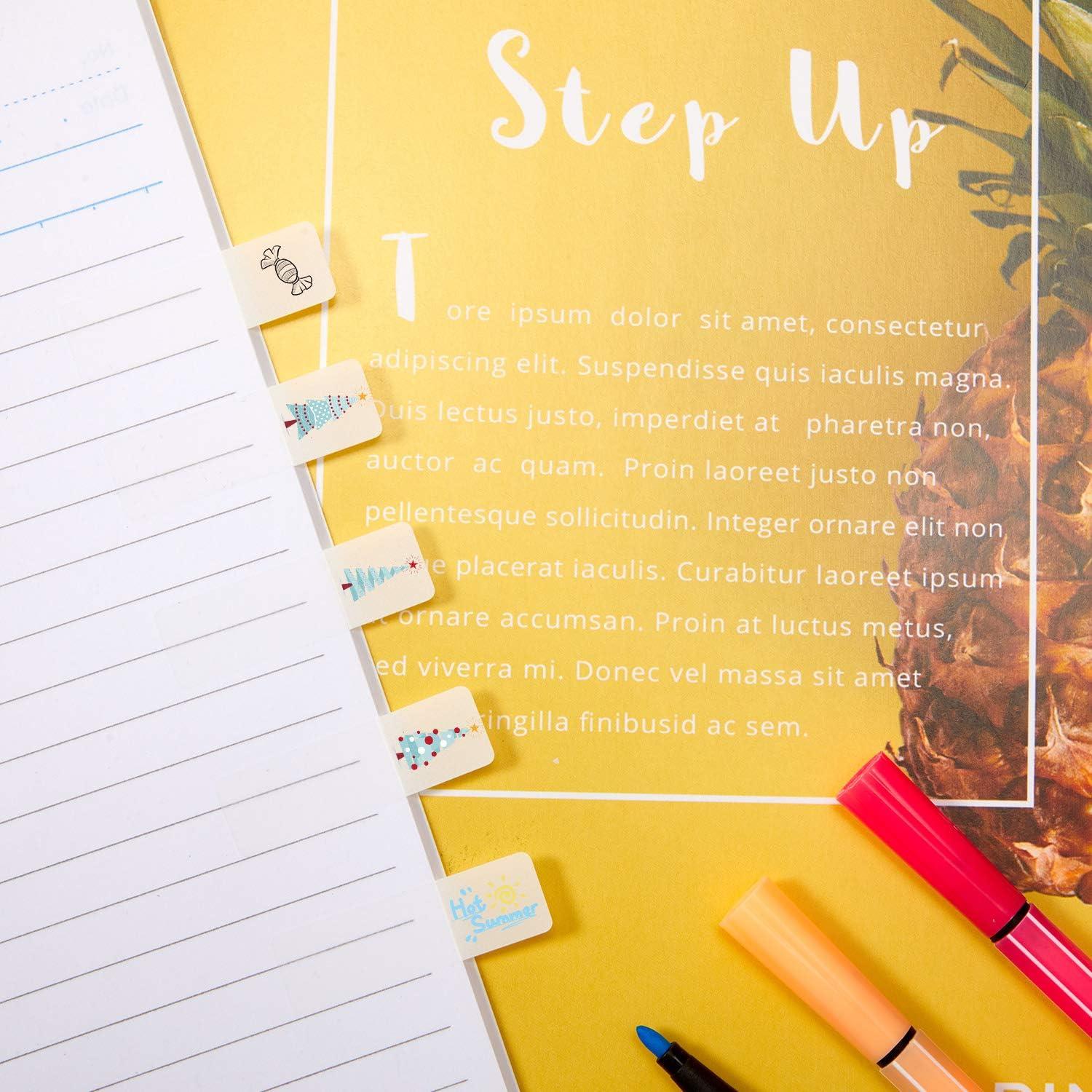 Marcadores de Páginas Adhesivos Blancos Outus 4.1x1.3cm 800 Piezas