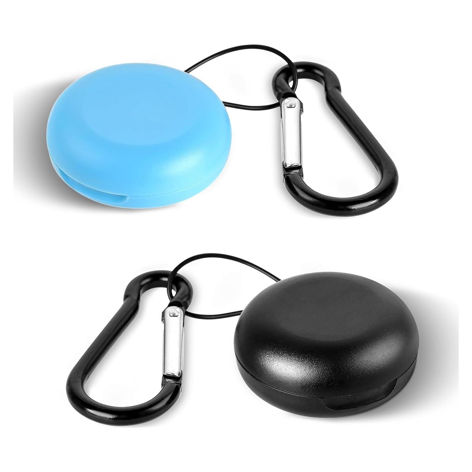 Estuches para Tapones de Oído LIQWEI 2 Pcs Mini Portátil