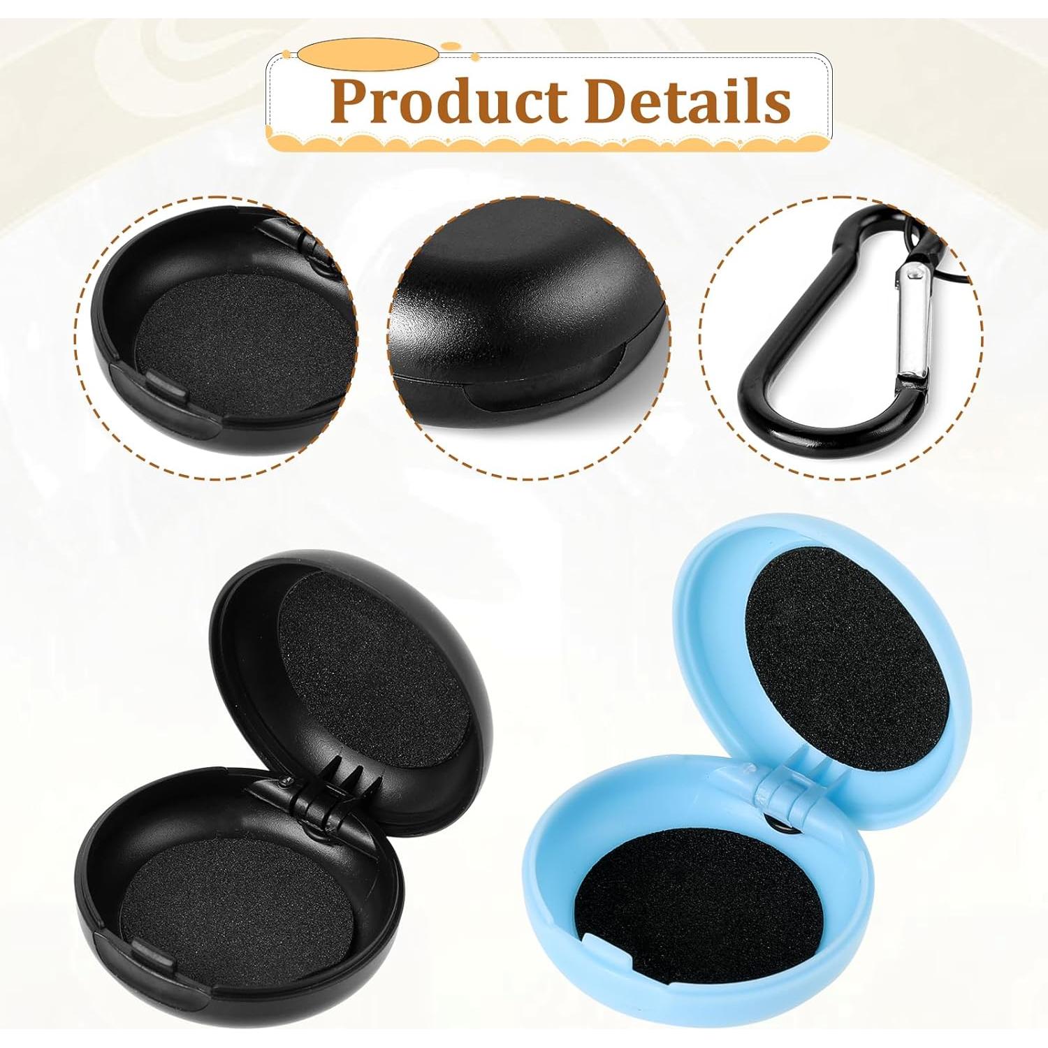 Estuches para Tapones de Oído LIQWEI 2 Pcs Mini Portátil