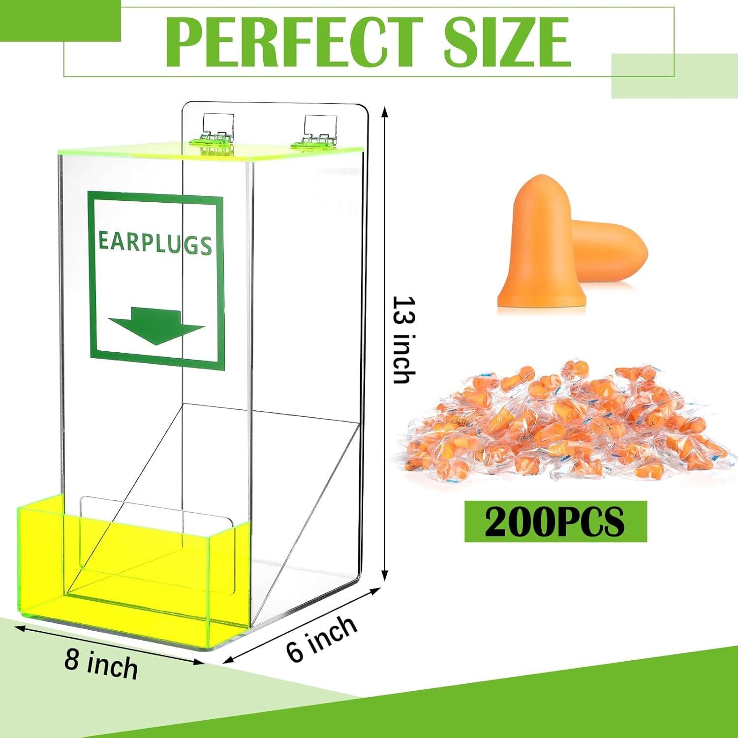 Dispensador de Tapones para Oídos Nuanchu con 200 Pares