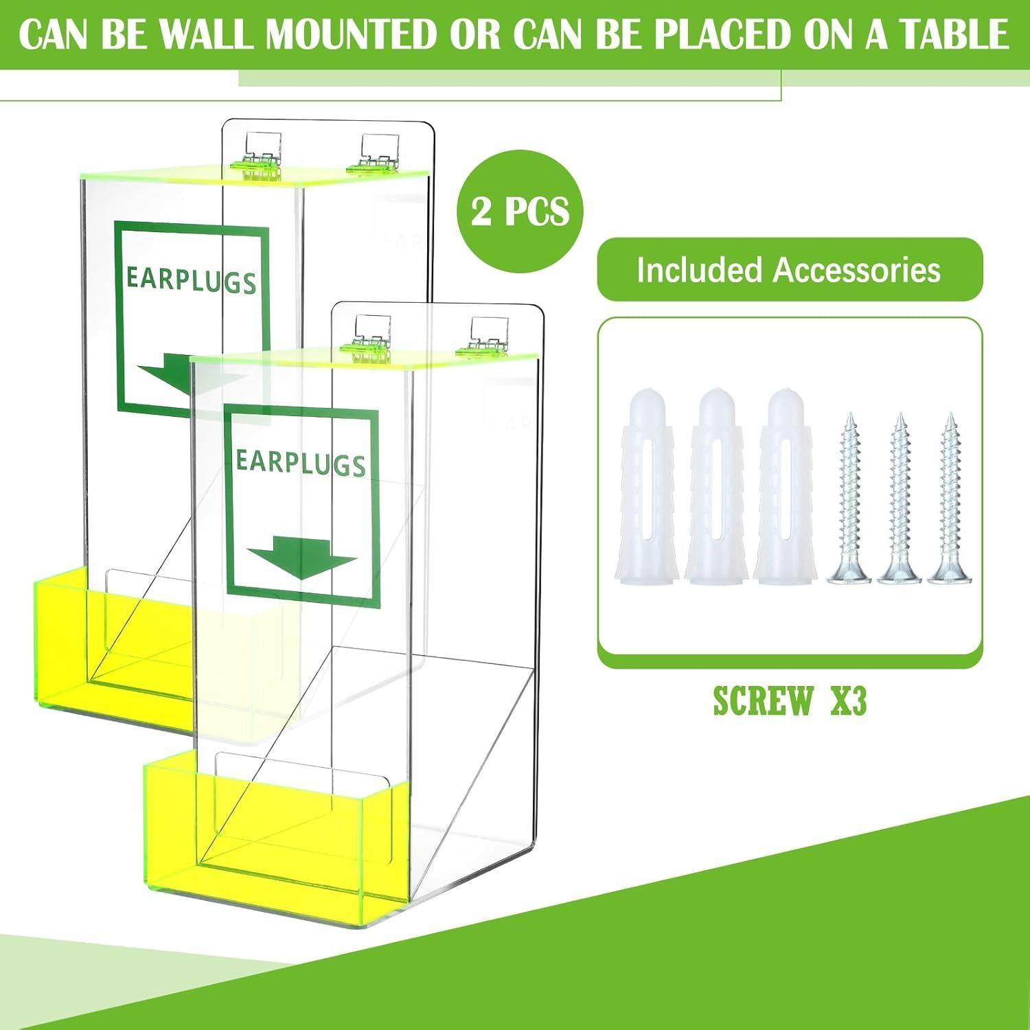 Dispensador de Tapones para Oídos Nuanchu con 200 Pares