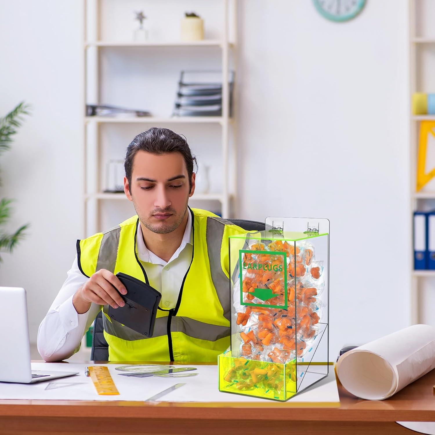 Dispensador de Tapones para Oídos Nuanchu con 200 Pares