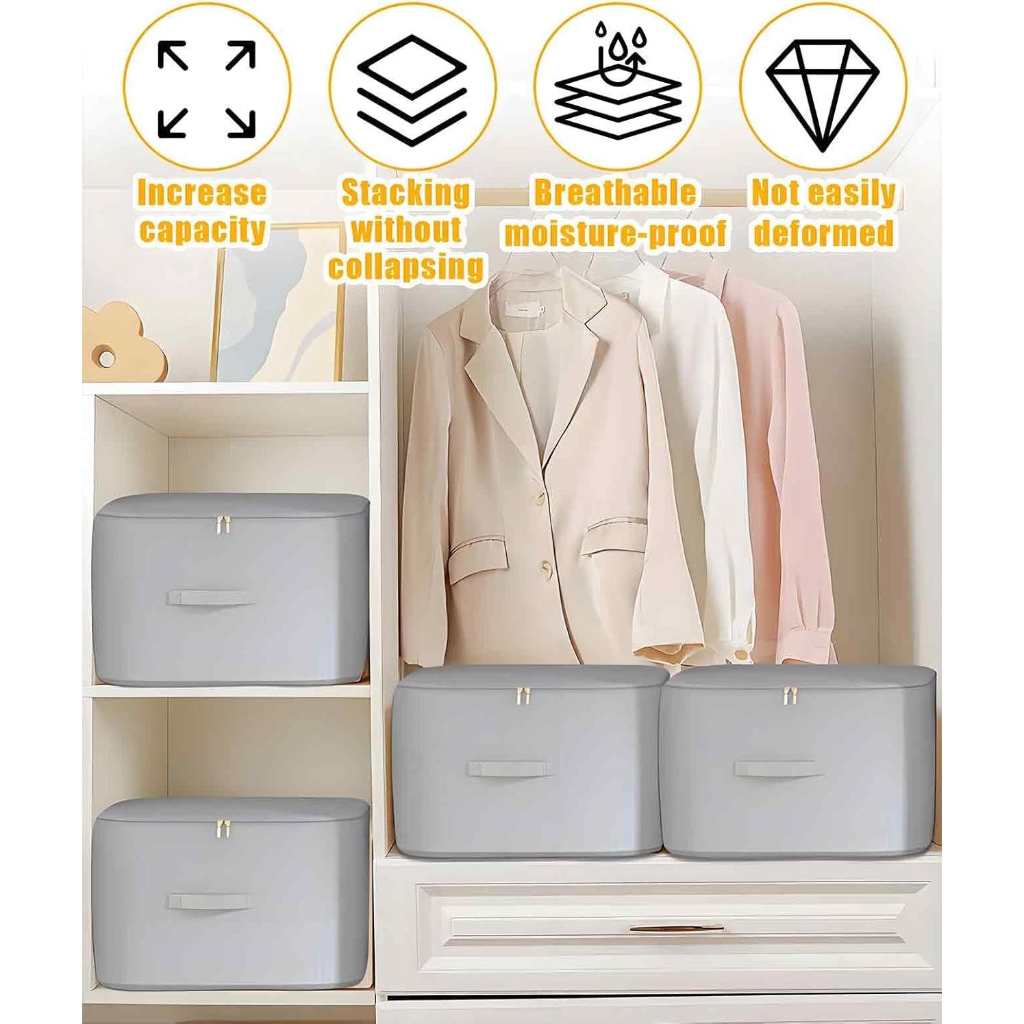 Paquete de 2 Bolsas de Almacenamiento Gaahkai 60x43 cm