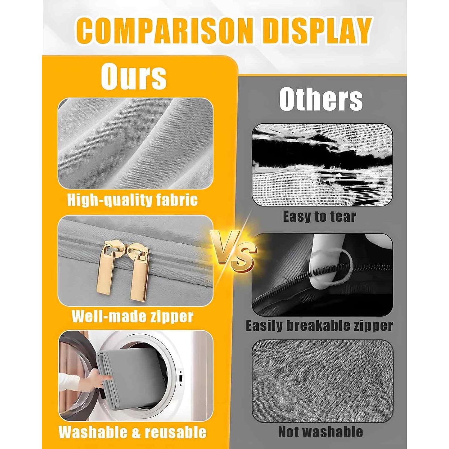 Paquete de 2 Bolsas de Almacenamiento Gaahkai 60x43 cm