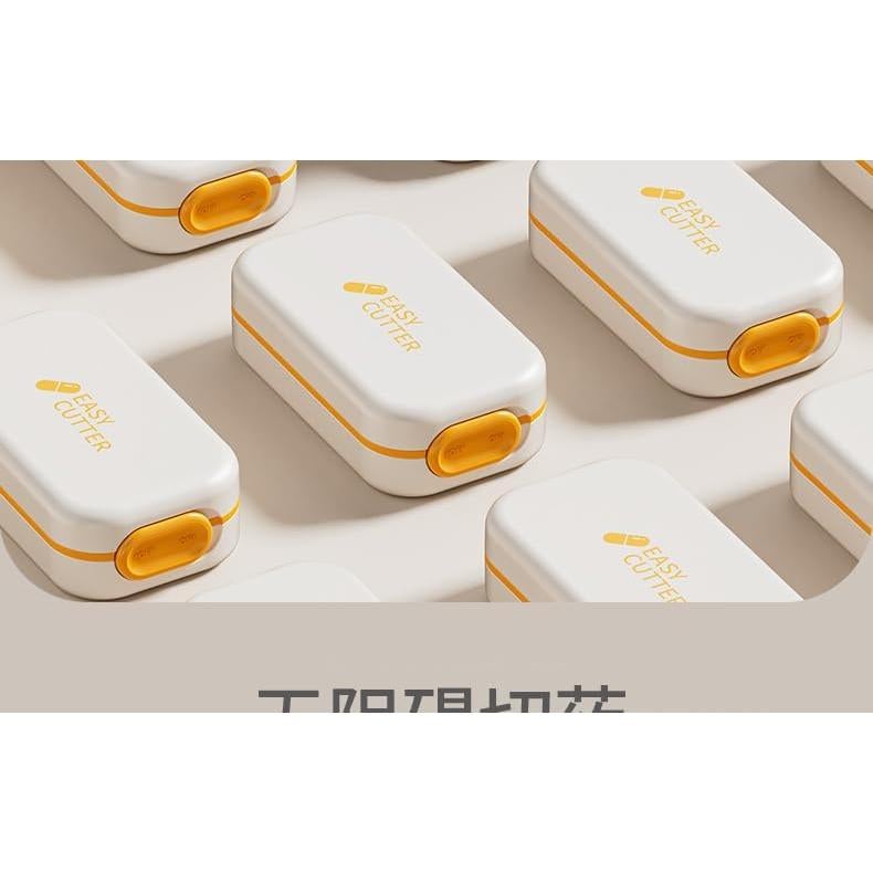 Cortador de Pastillas Vilosa Naranja - Divisor Seguro y Práctico