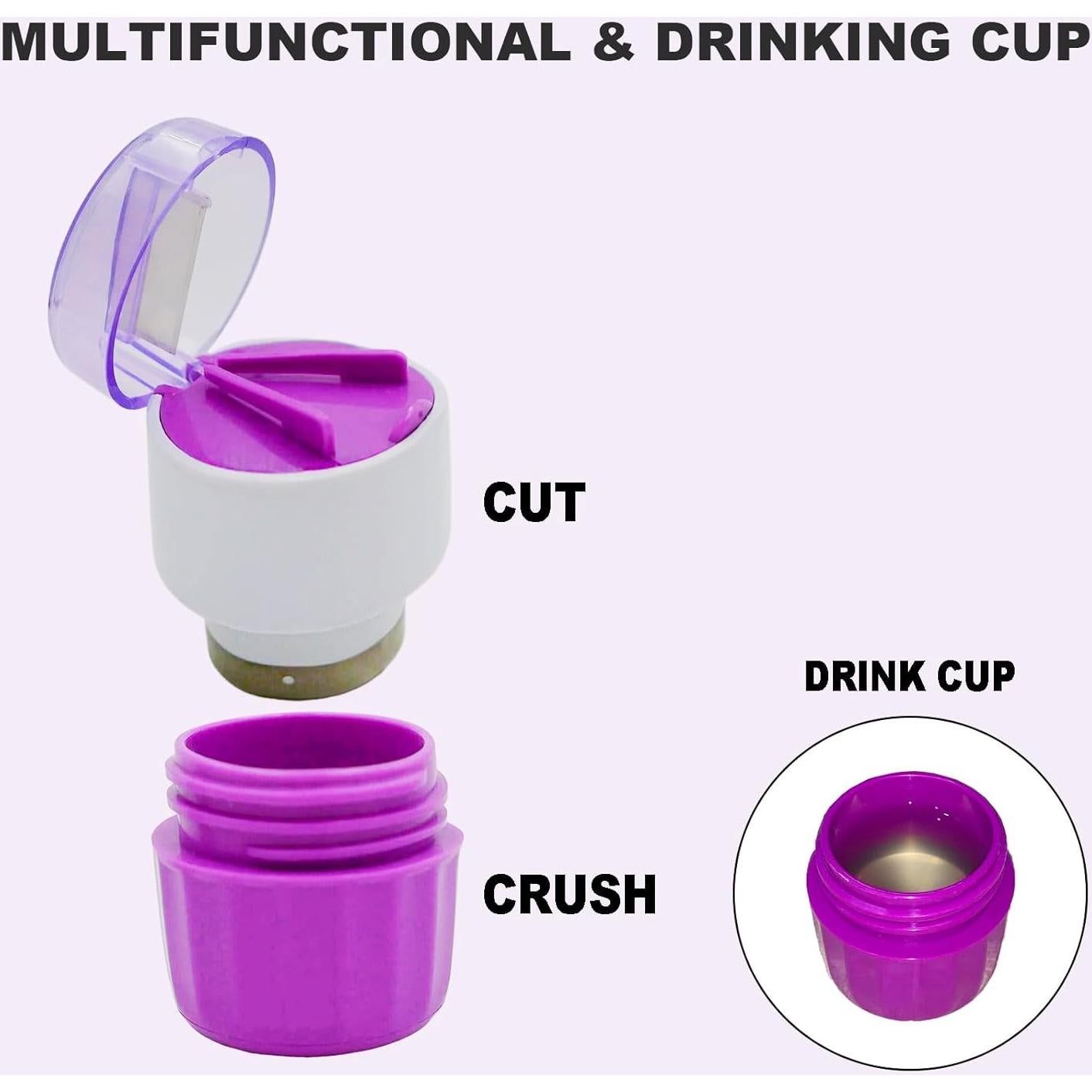 Cortador de Pastillas HUIKE - Triturador y Divisor Preciso 7.6 cm