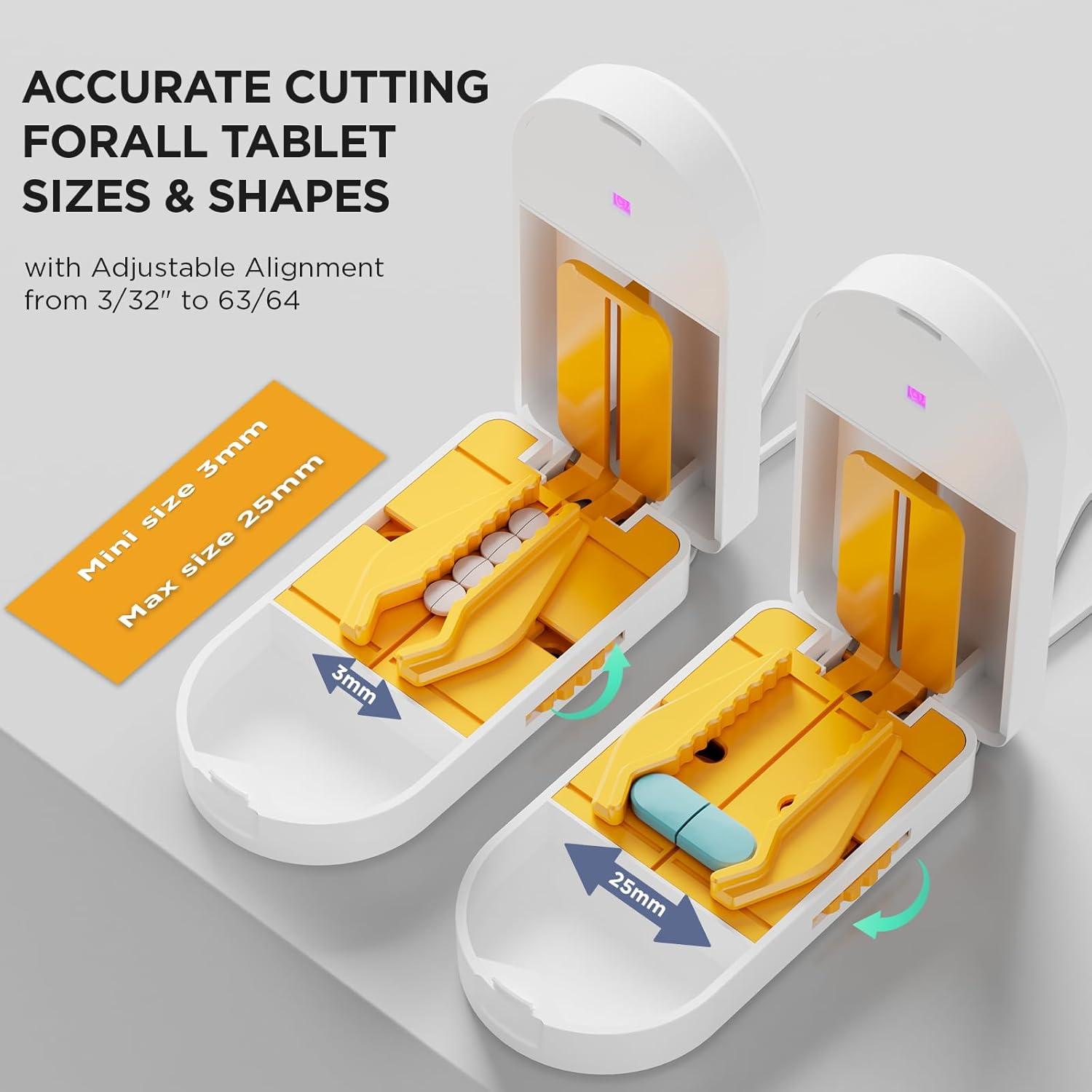 Cortador de Pastillas Pro U Vilosa Naranja - Cuchillas Ajustables 3-25mm