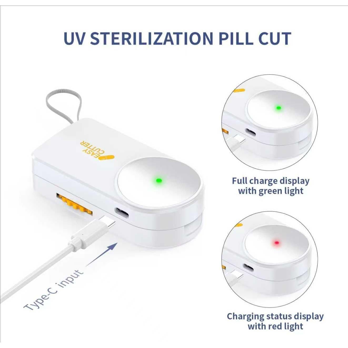 Cortador de Pastillas Pro U Vilosa Naranja - Cuchillas Ajustables 3-25mm