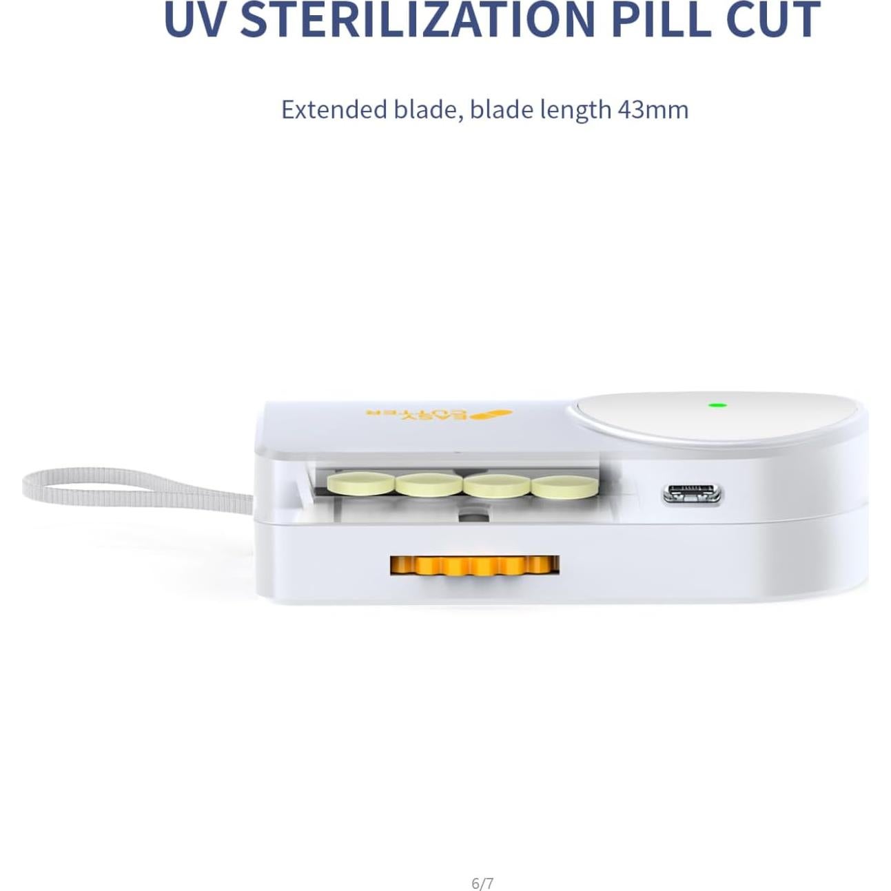 Cortador de Pastillas Pro U Vilosa Naranja - Cuchillas Ajustables 3-25mm