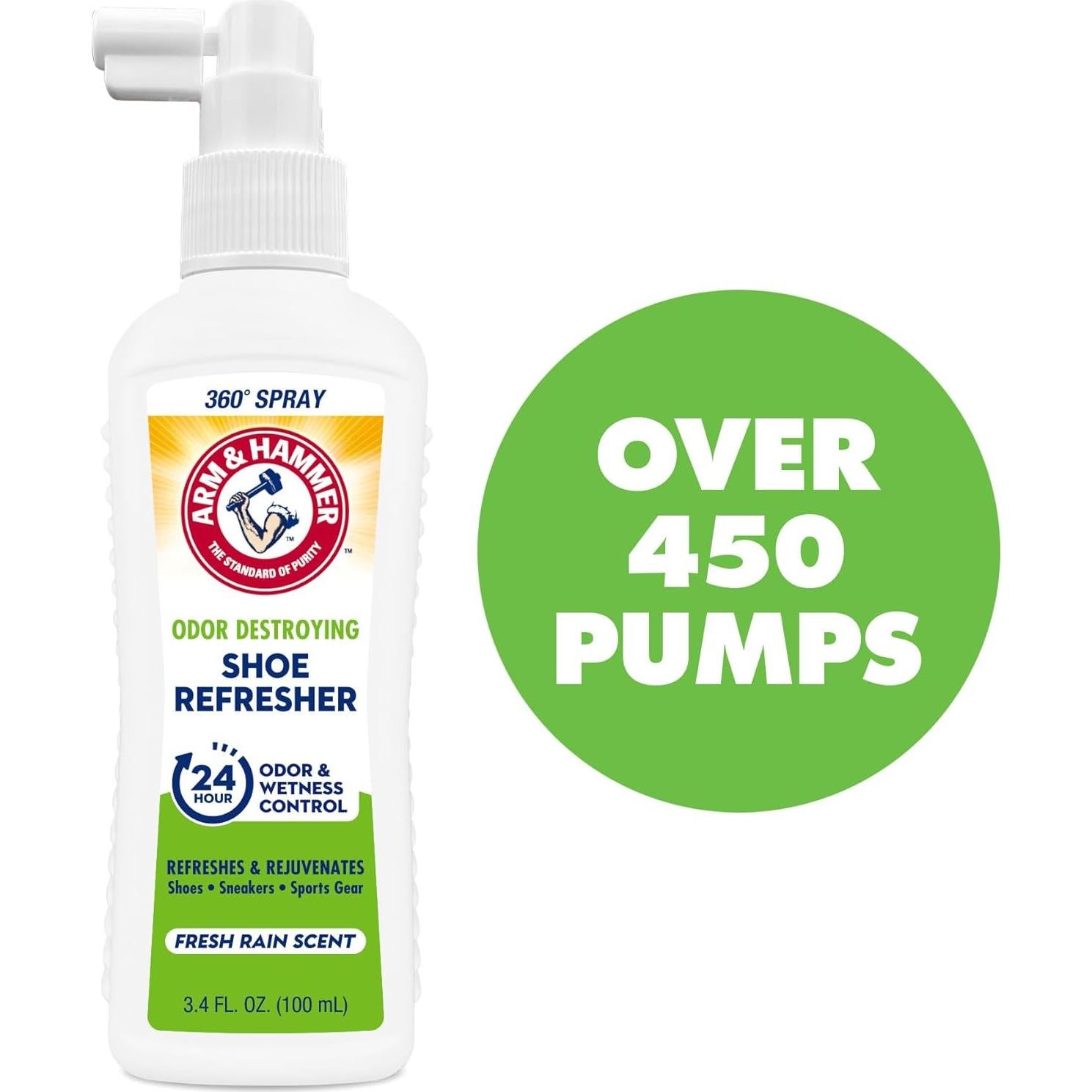 Spray Refrescante para Zapatos Arm & Hammer 96g Aroma Lluvia Fresca