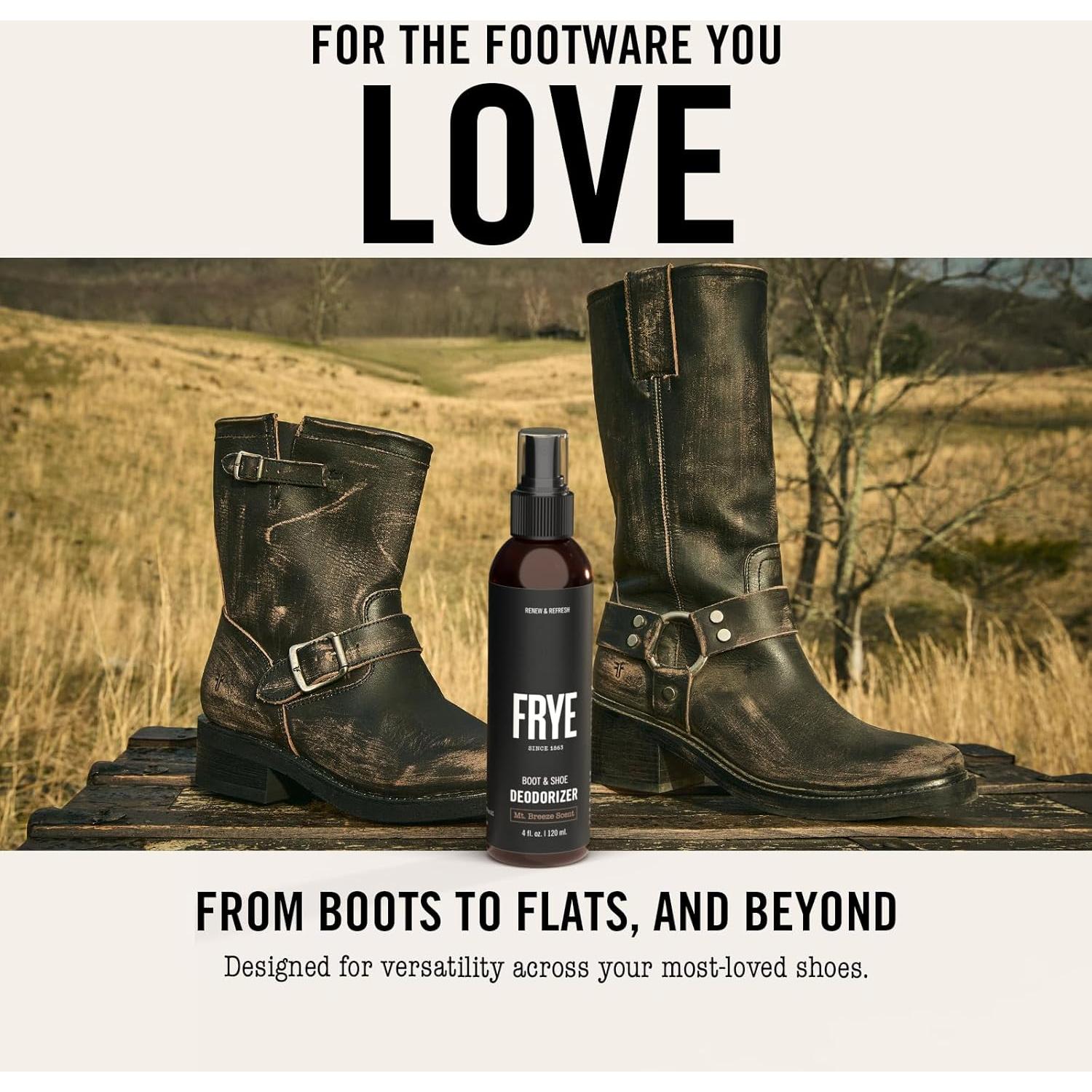 Spray Desodorante para Botas y Zapatos FRYE - Brisa de Montaña