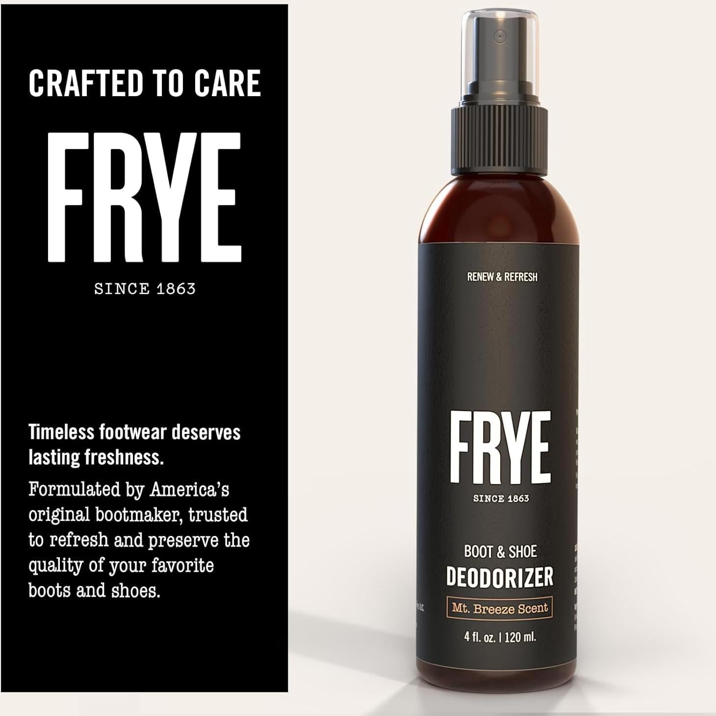 Spray Desodorante para Botas y Zapatos FRYE - Brisa de Montaña