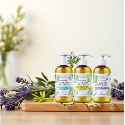 Jabón Líquido de Castile Brittanie 3 Aromas 340g Vegano