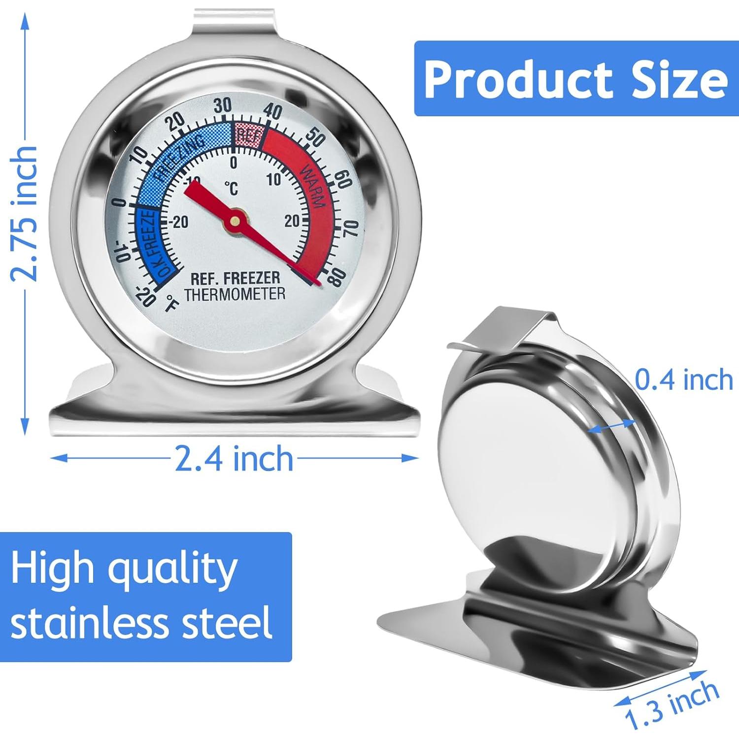 Paquete de 12 termómetros de refrigerador ATZNZIK -30 a 30 °C