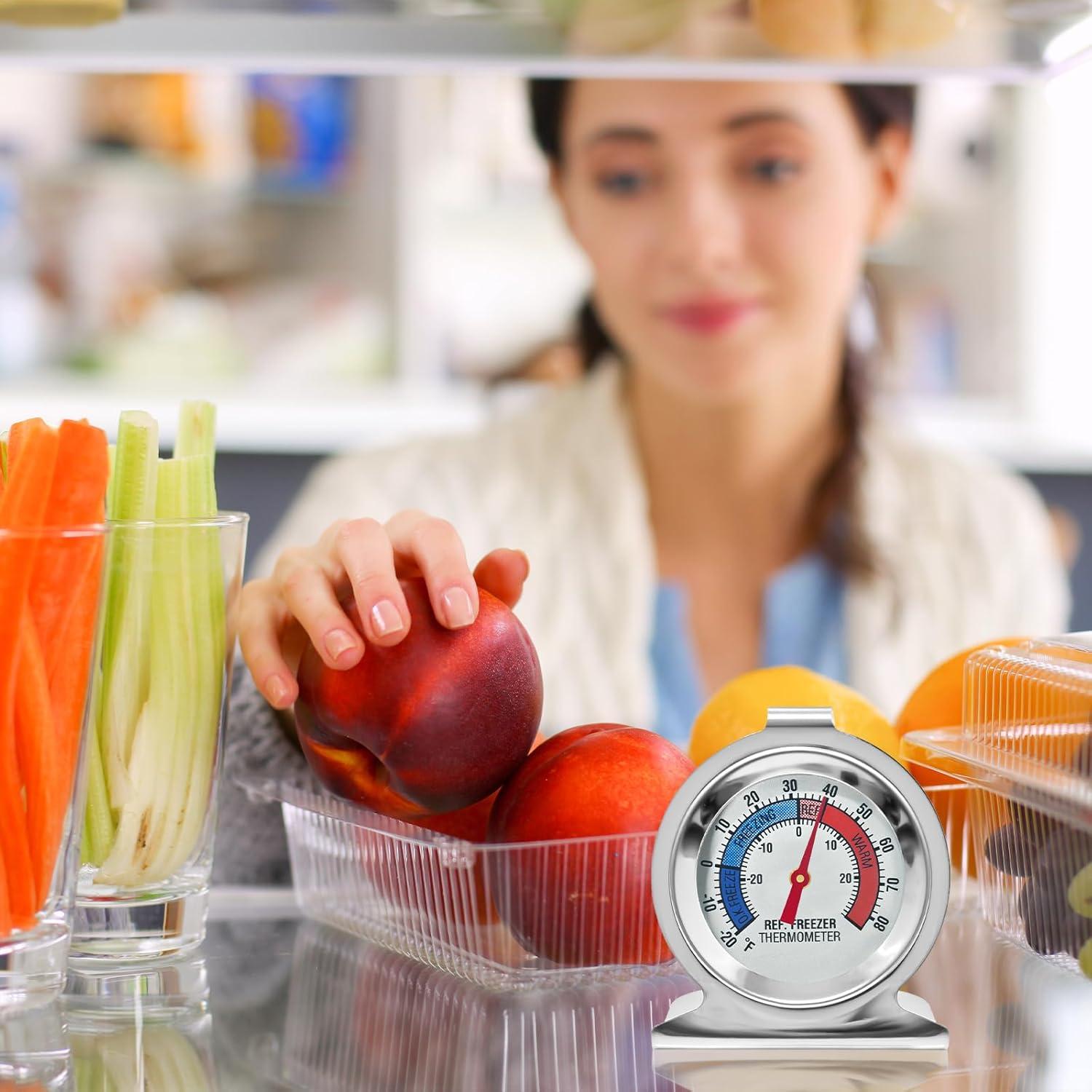 Paquete de 12 termómetros de refrigerador ATZNZIK -30 a 30 °C