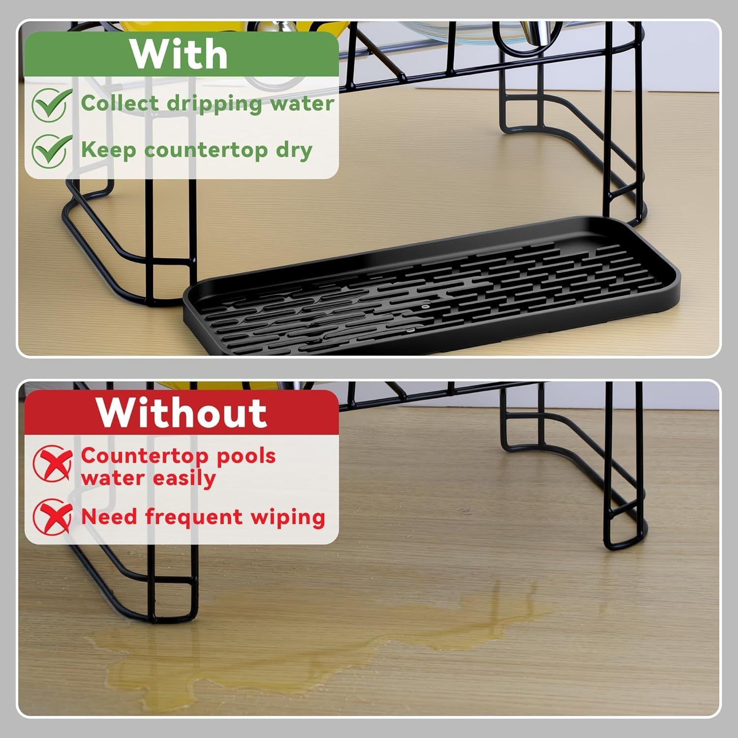 Bandeja de Goteo de Silicona Brikinte para Dispensador 1 Galón