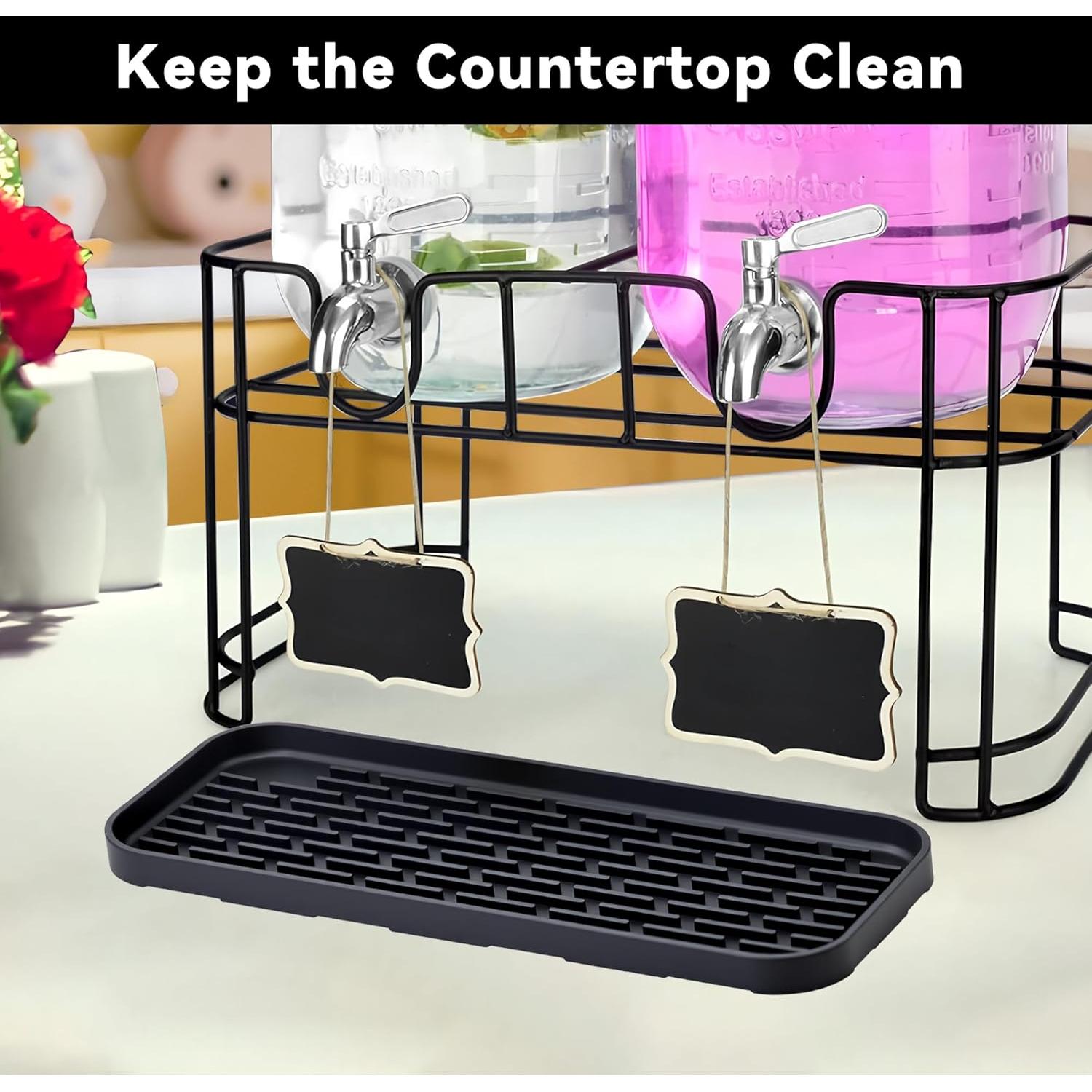 Bandeja de Goteo de Silicona Brikinte para Dispensador 1 Galón