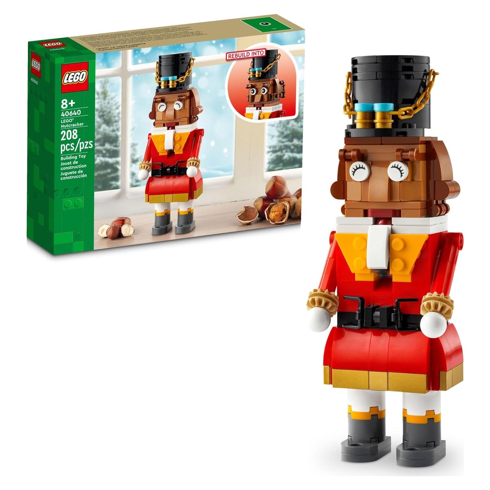 LEGO Cascanueces 40640 - Juguete de Construcción 16 cm para Niños 8+