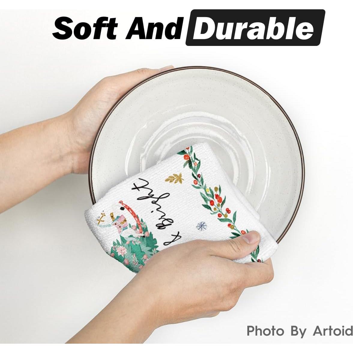 Juego de 2 Toallas de Cocina Artoid Mode 43x66 cm Beige