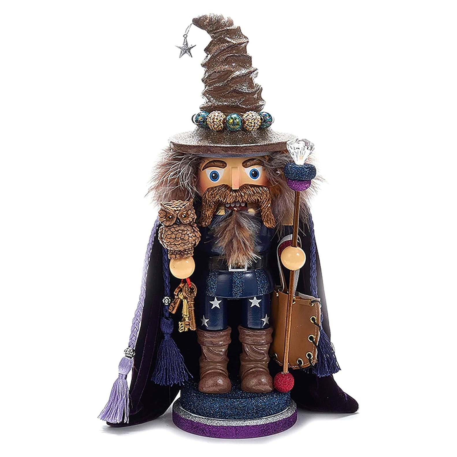 Cascanueces Mago con Búho Kurt Adler 38.1 cm
