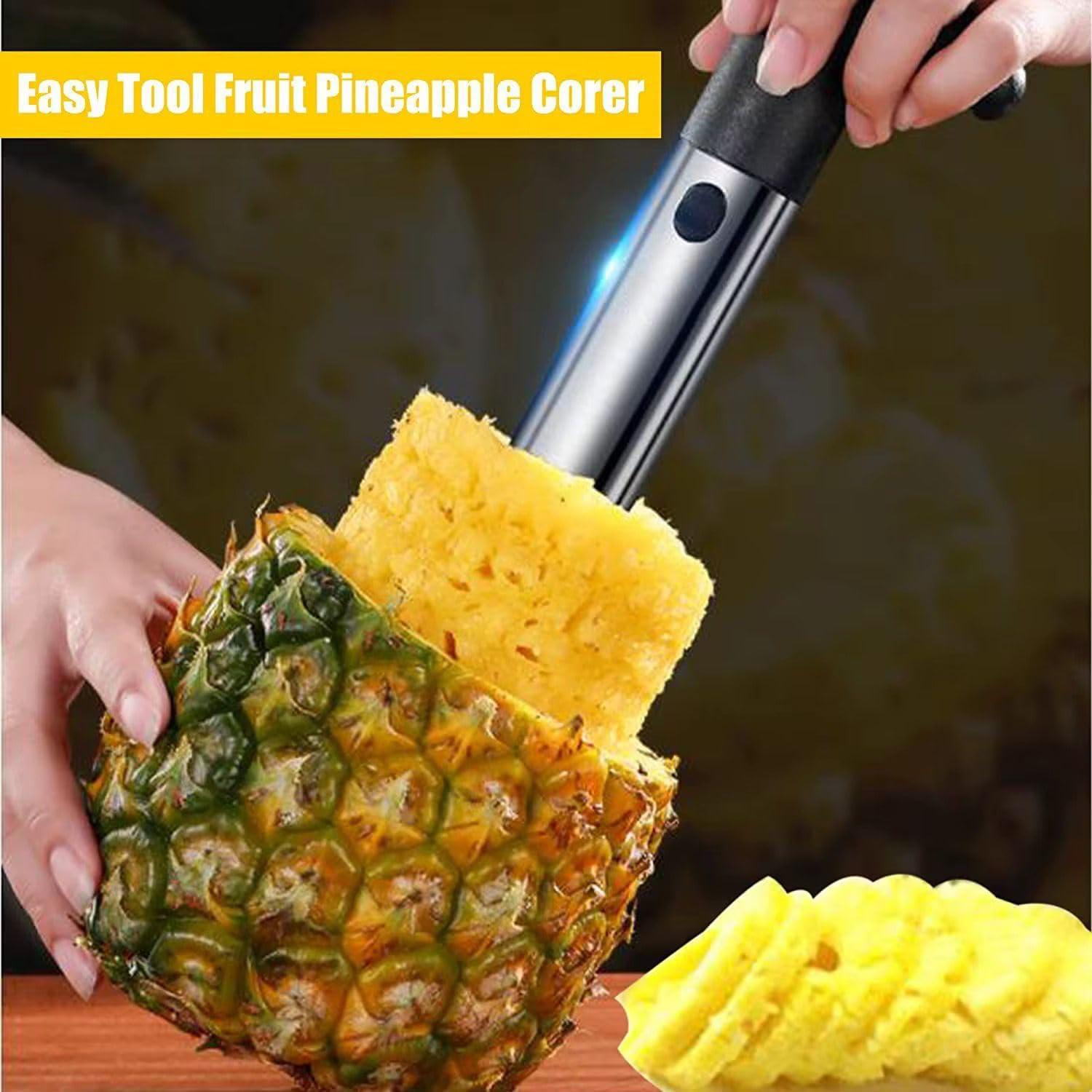 Cortador y Descorazonador de Piña Genérico Acero Inoxidable 17.78cm