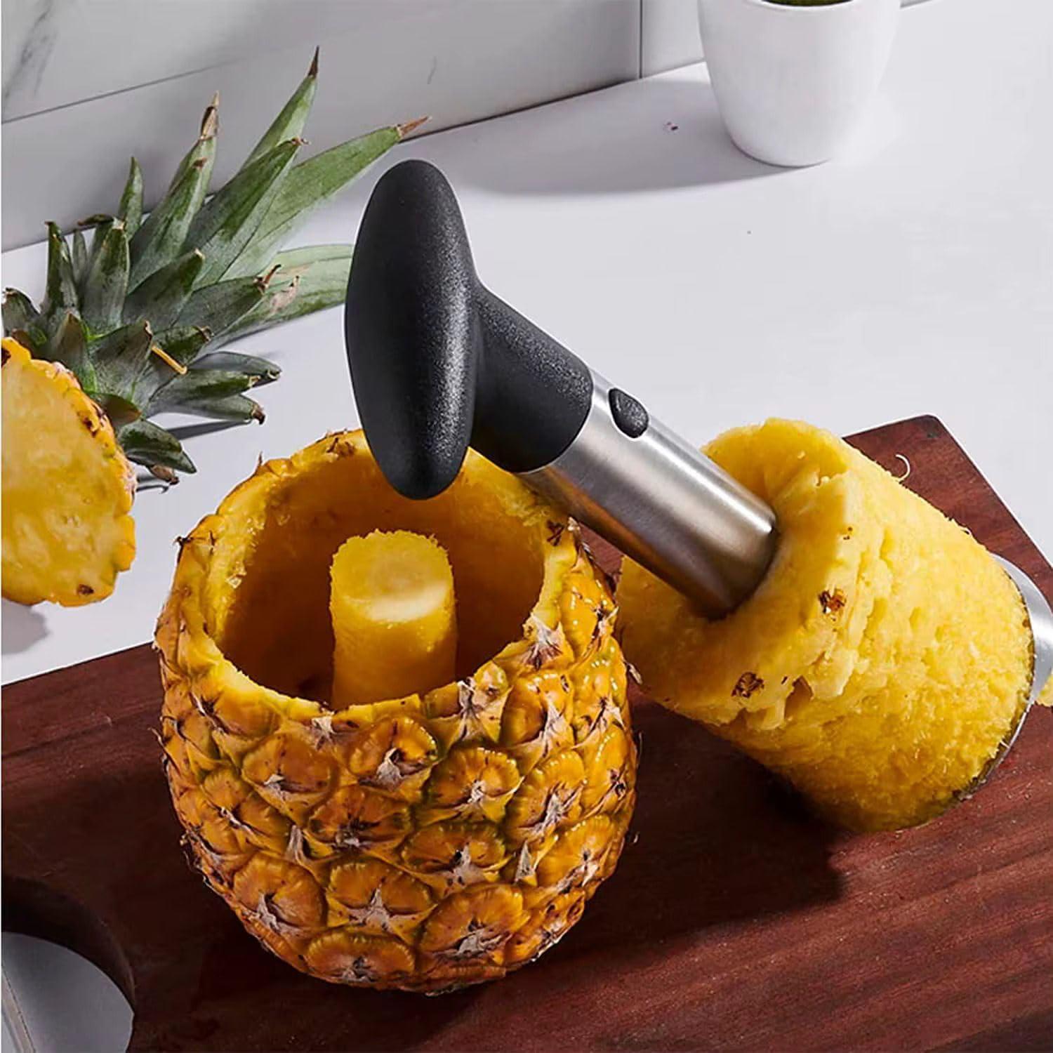 Cortador y Descorazonador de Piña Genérico Acero Inoxidable 17.78cm