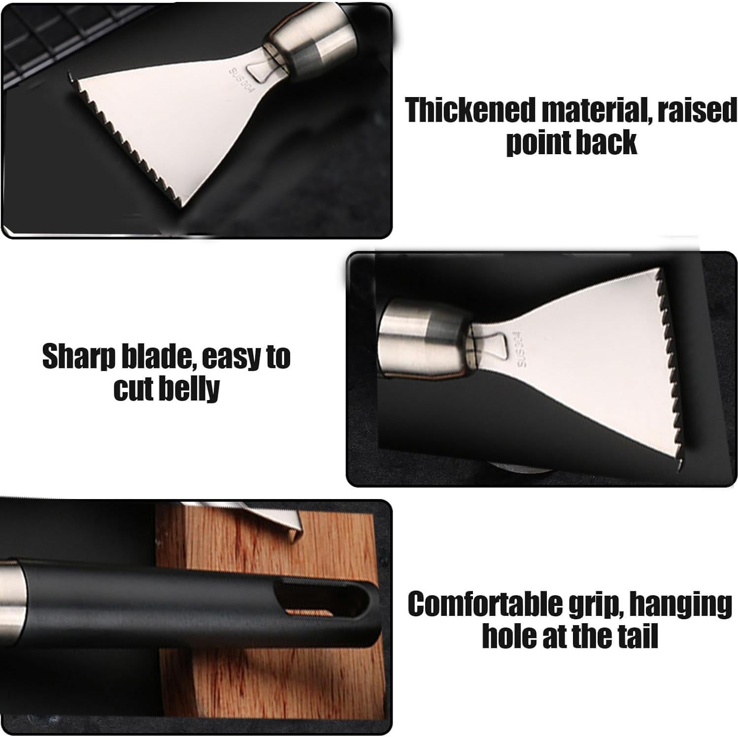 Removedor de Escamas de Pescado Esteopt 304A Acero Inoxidable