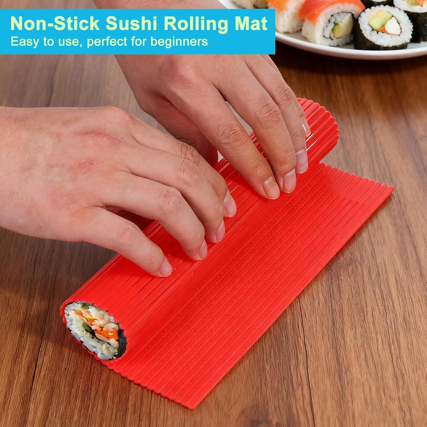 Paquete de 3 Esteras para Hacer Sushi Xelsluthe Antiadherentes
