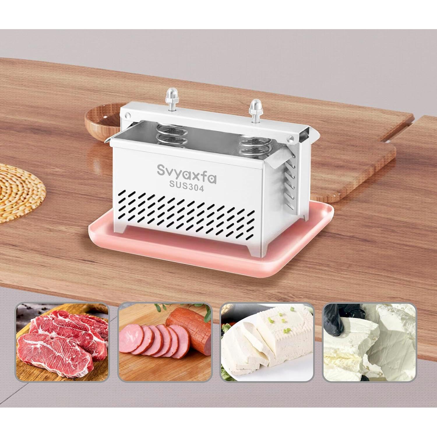 Prensa de Tofu Svyaxfa Acero Inoxidable 304 Apta Lavavajillas