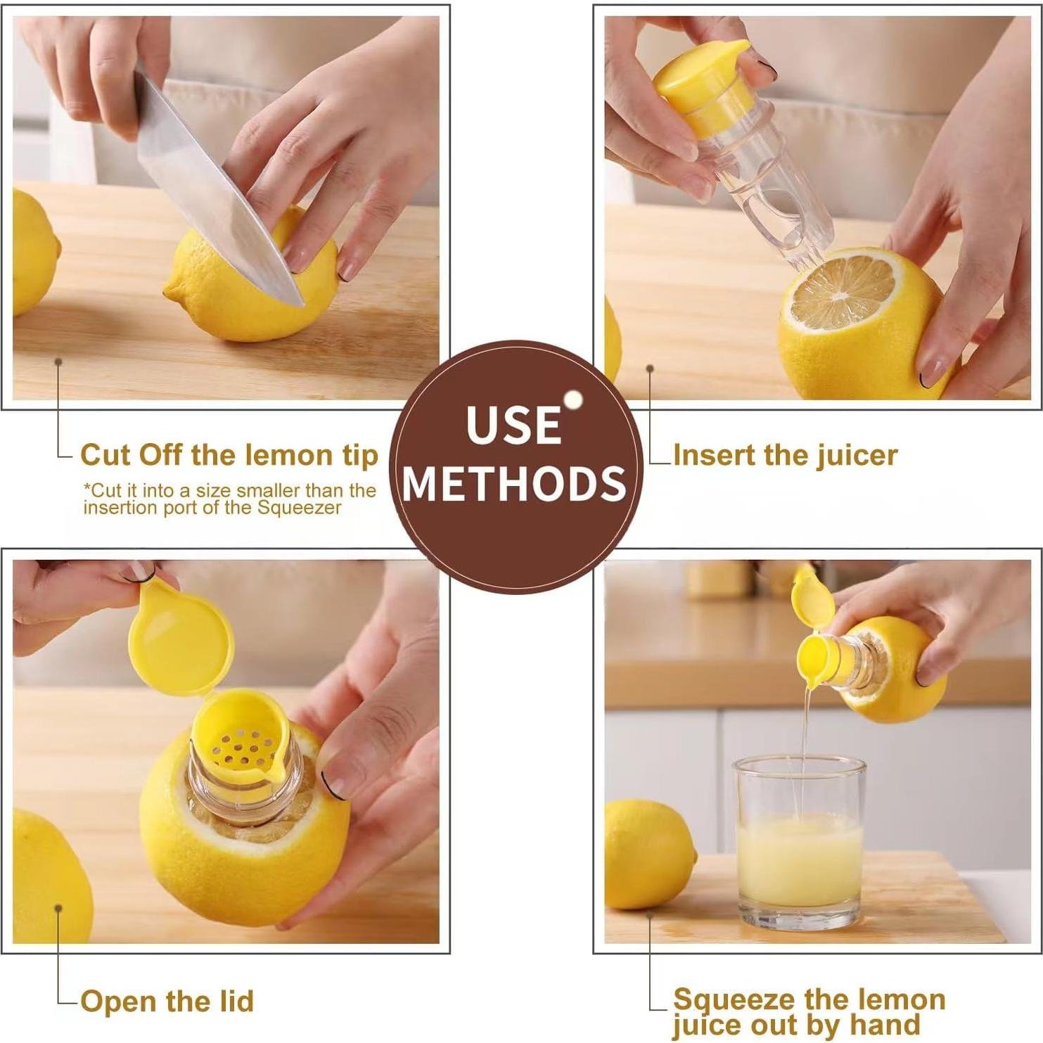 Exprimidor Manual de Cítricos ThumlianYo 2 PCS 2025 Verde Amarillo