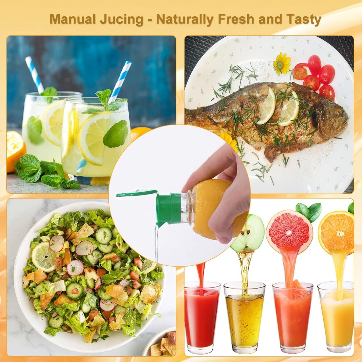 Exprimidor Manual de Cítricos ThumlianYo 2 PCS 2025 Verde Amarillo
