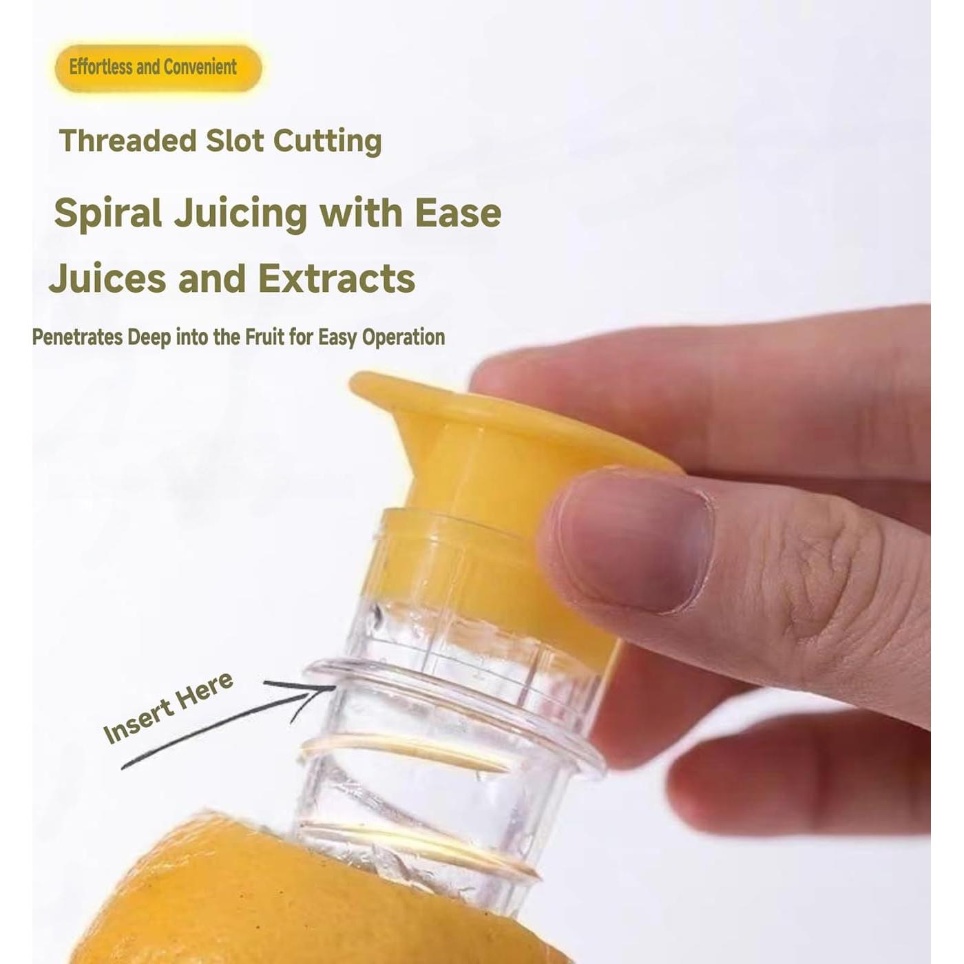 Exprimidor de Limón Manual Fangool 120g Portátil Amarillo Verde