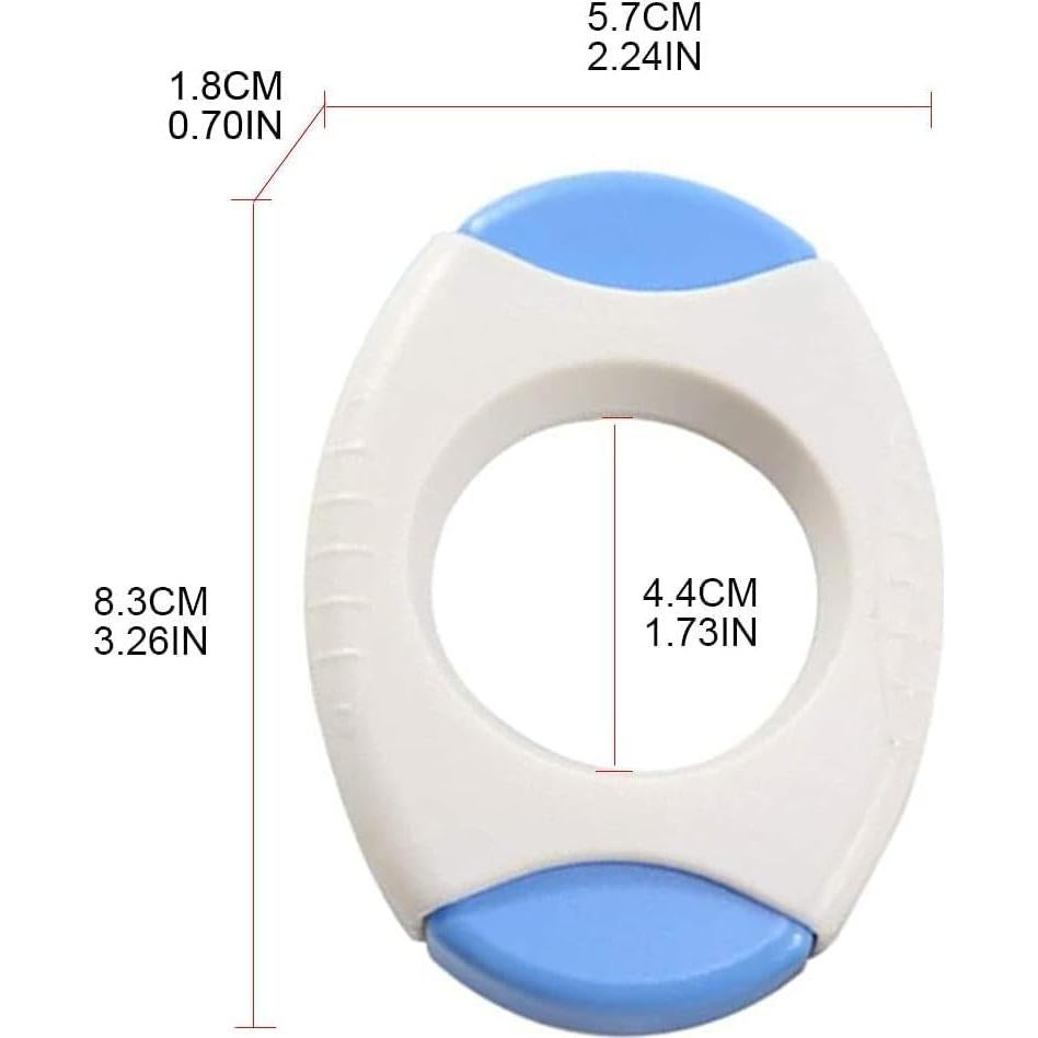 Cortador de Huevos Czhotg Azul, Tijeras para Cáscaras, Acero Inoxidable
