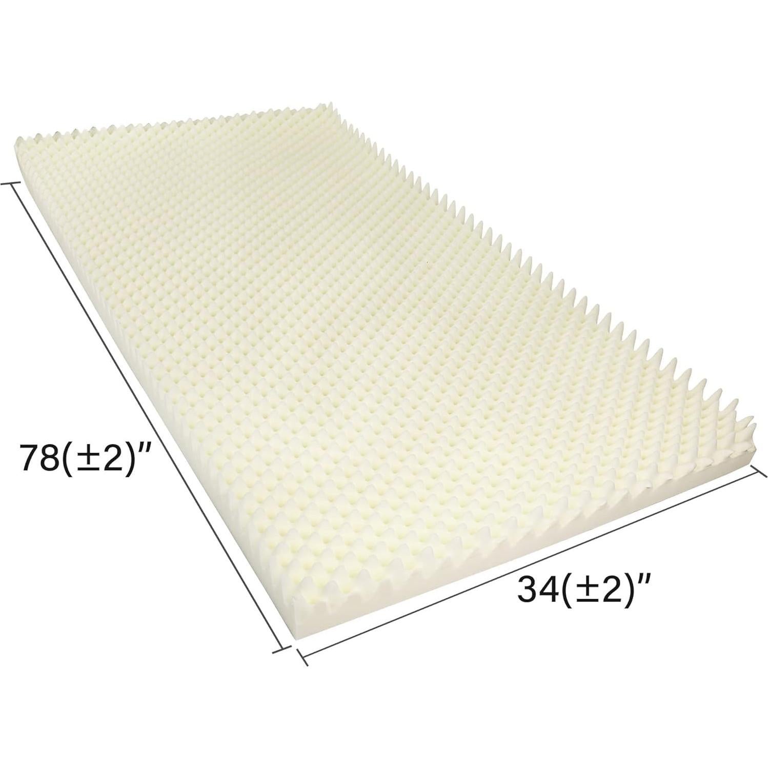 Colchón de Espuma Convoluta Vaunn 200x89 cm Alivio Presión