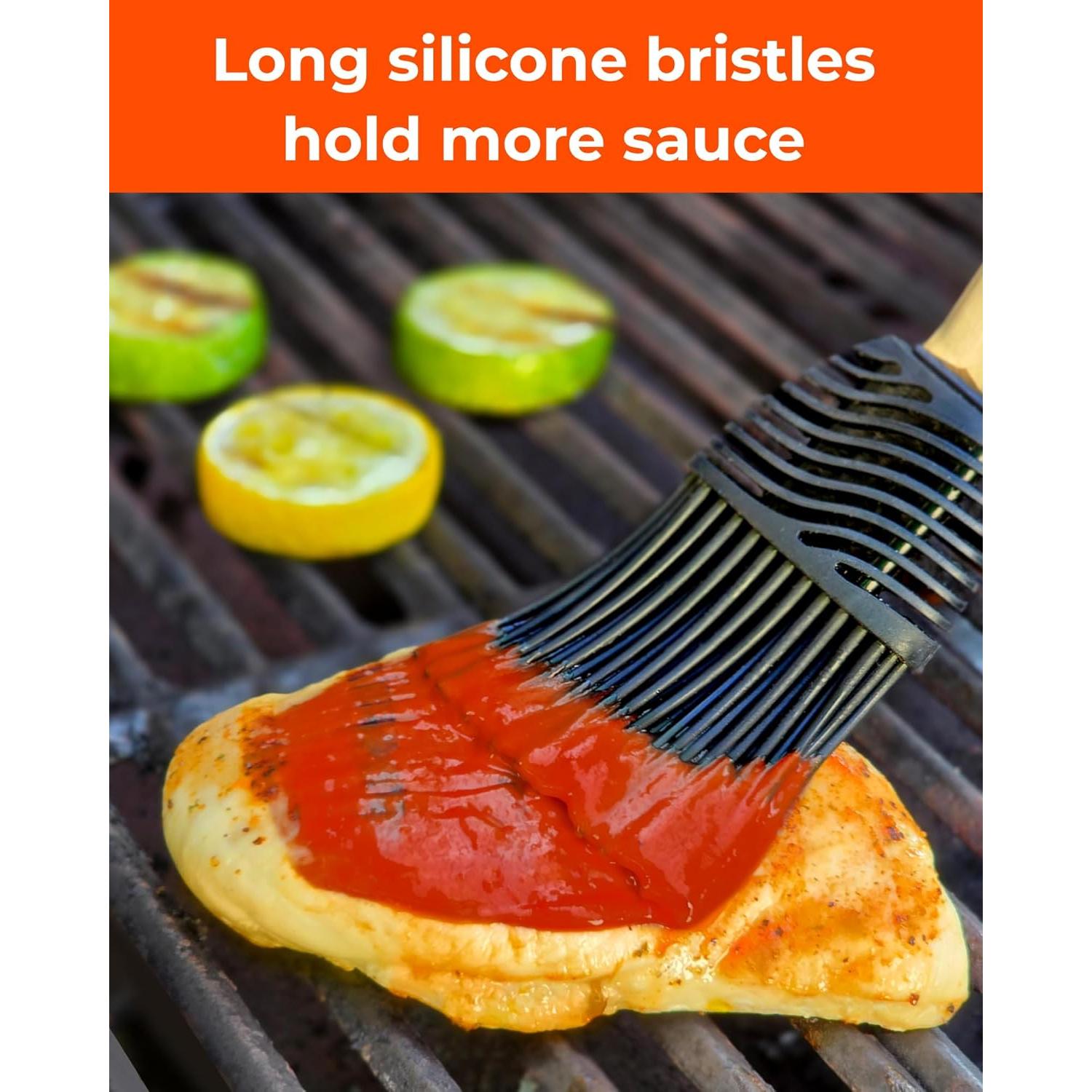 Brocha de Basting Braize de Silicona Resistente al Calor 49cm