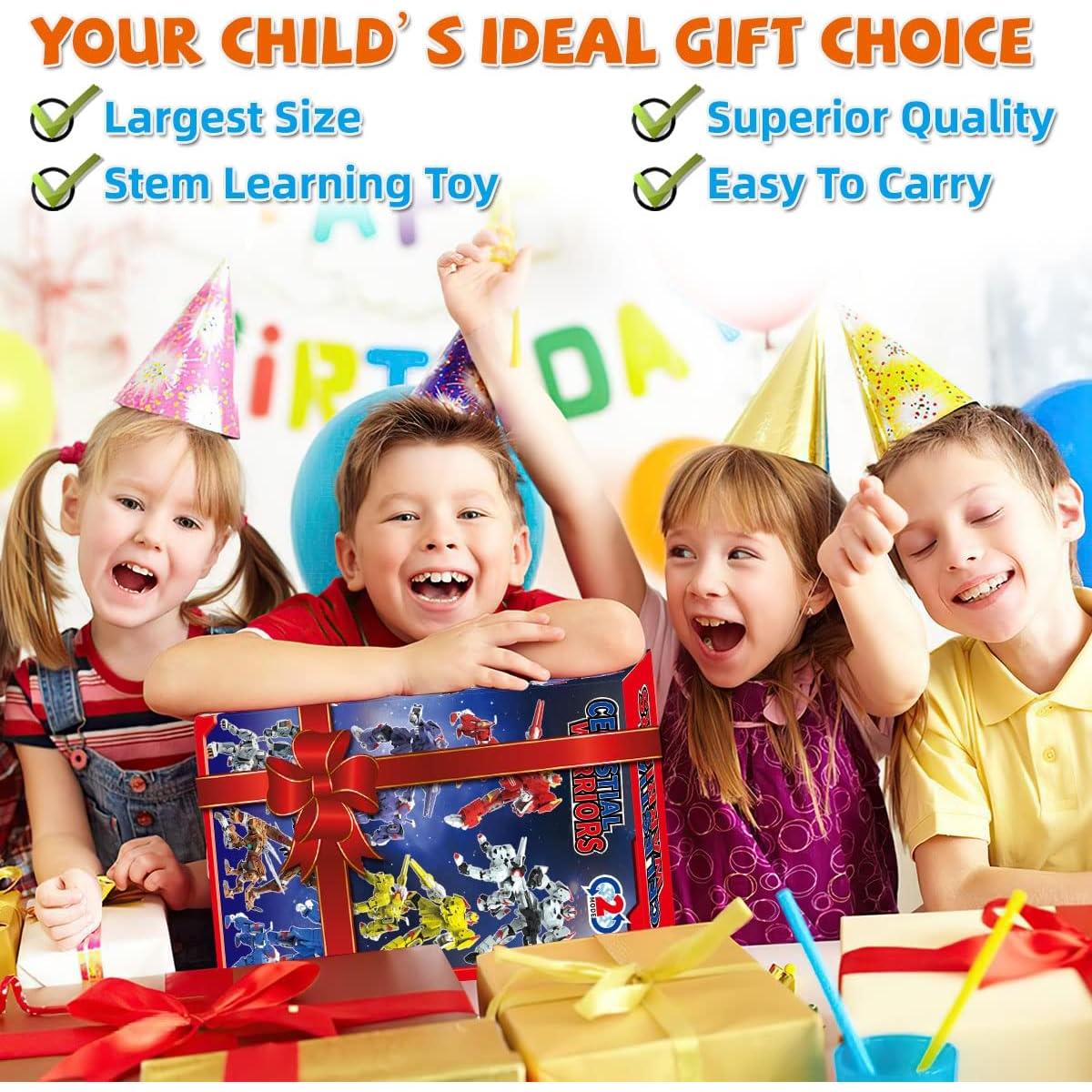 Robot Transformador Wenbeier Tigre y Leopardo 17.8 cm