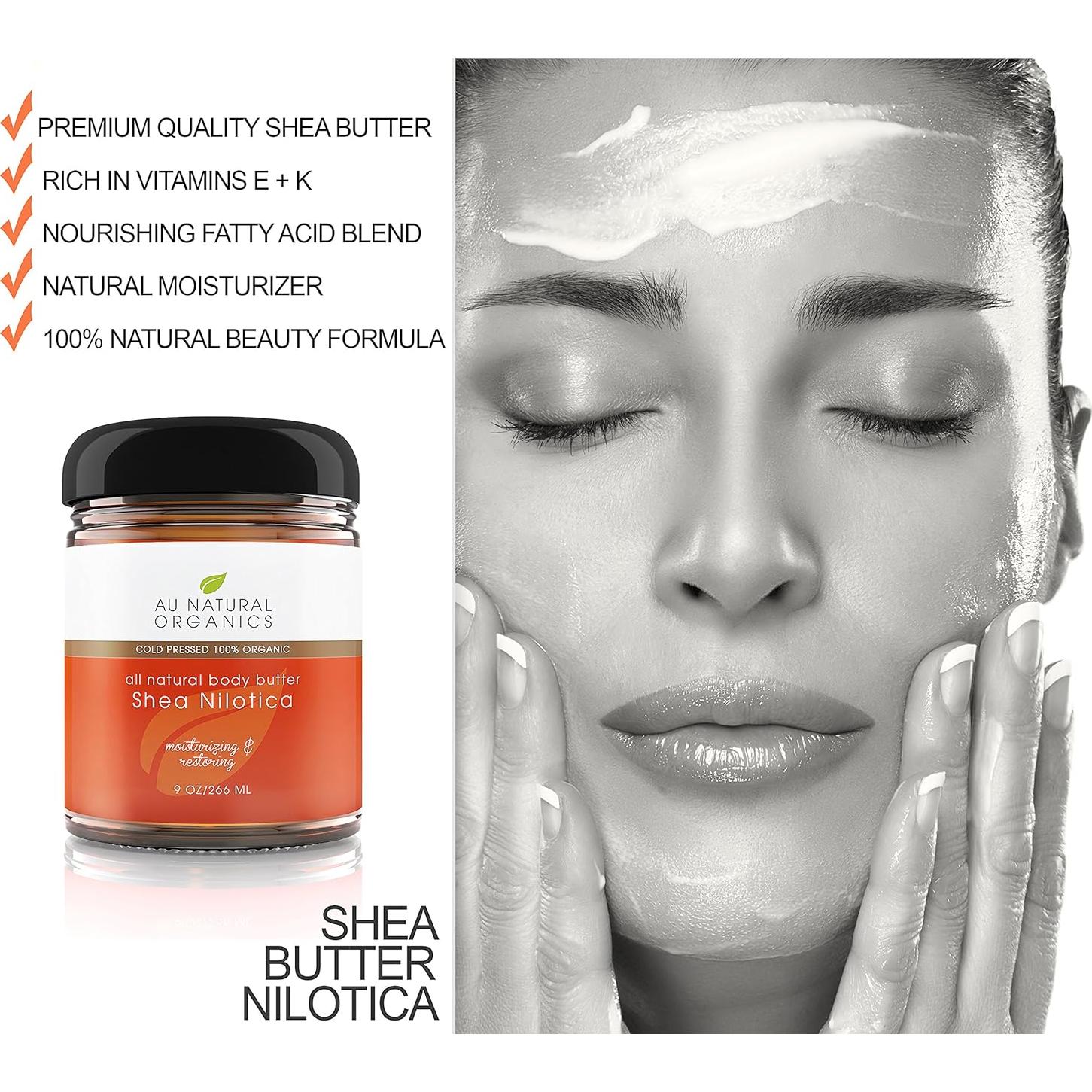 Manteca de Karité Nilotica 255g Au Natural - Hidratante Orgánica