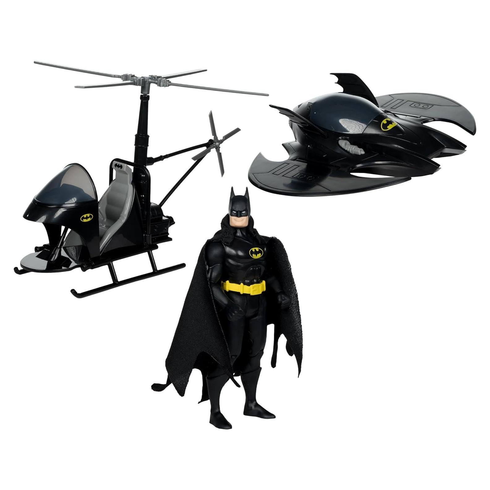 McFarlane Toys Batman con Batwing y Whirlybat 3pk Gold Label