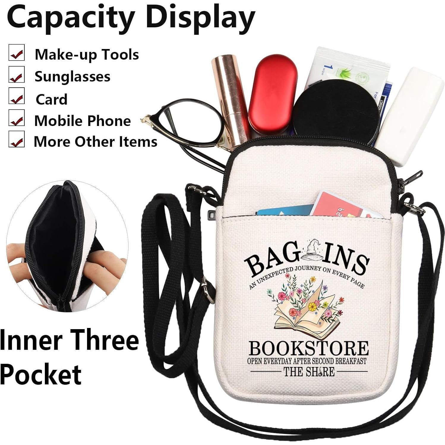 Bolsa Cruzada G2TUP Librería 21.5x14.5cm Impermeable