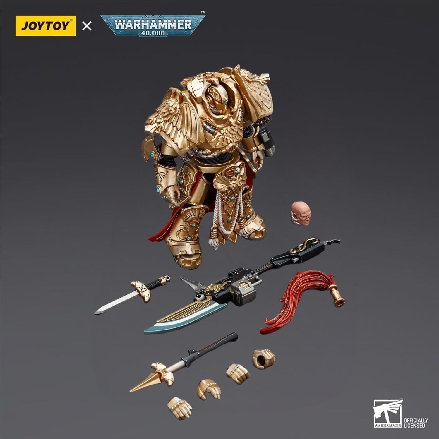 Figura de Acción JOYTOY Warhammer 40,000 Capitán Adeptus Custodes 20 cm