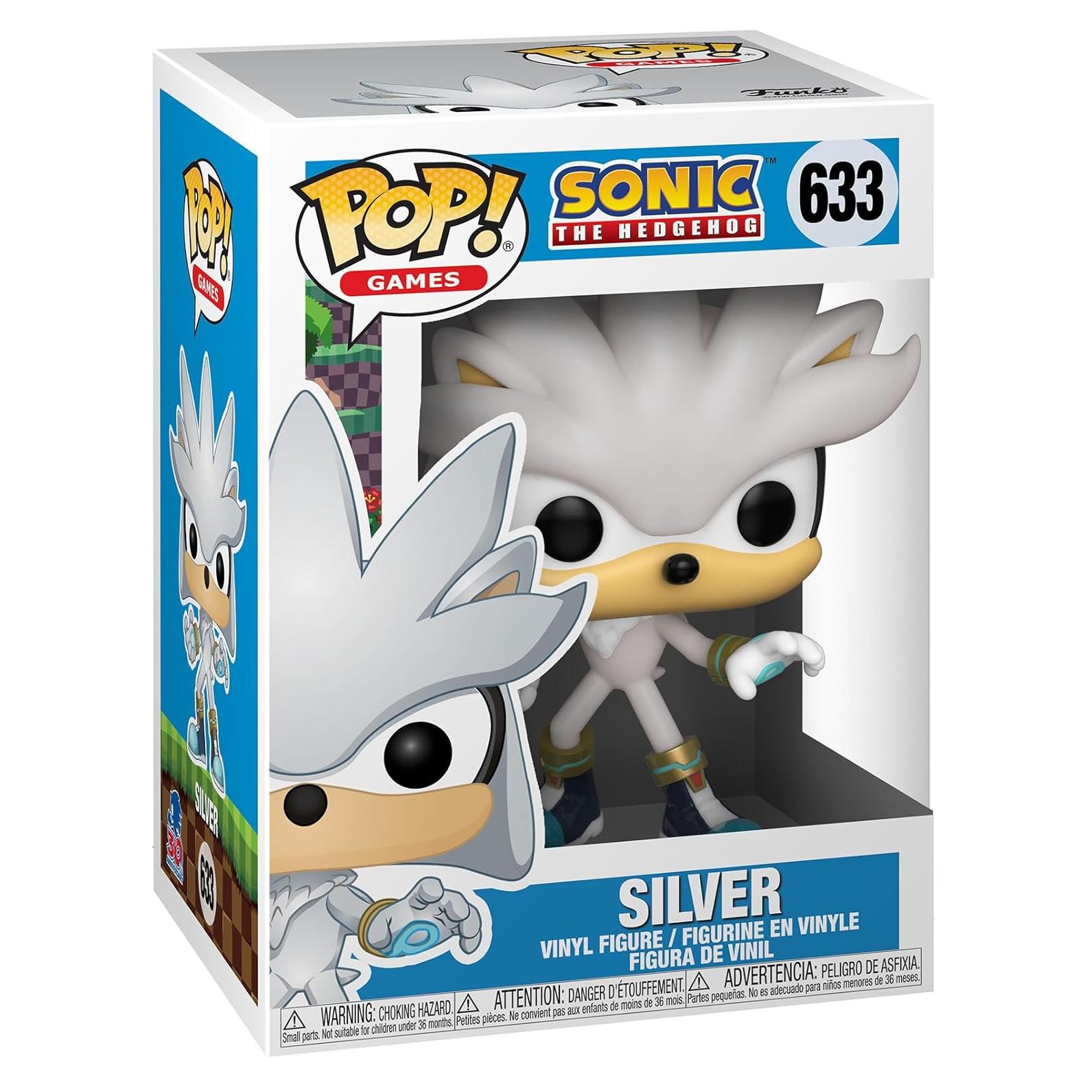 Figura de Vinilo Funko Pop! 30 Aniversario Sonic Silver 9.5 cm