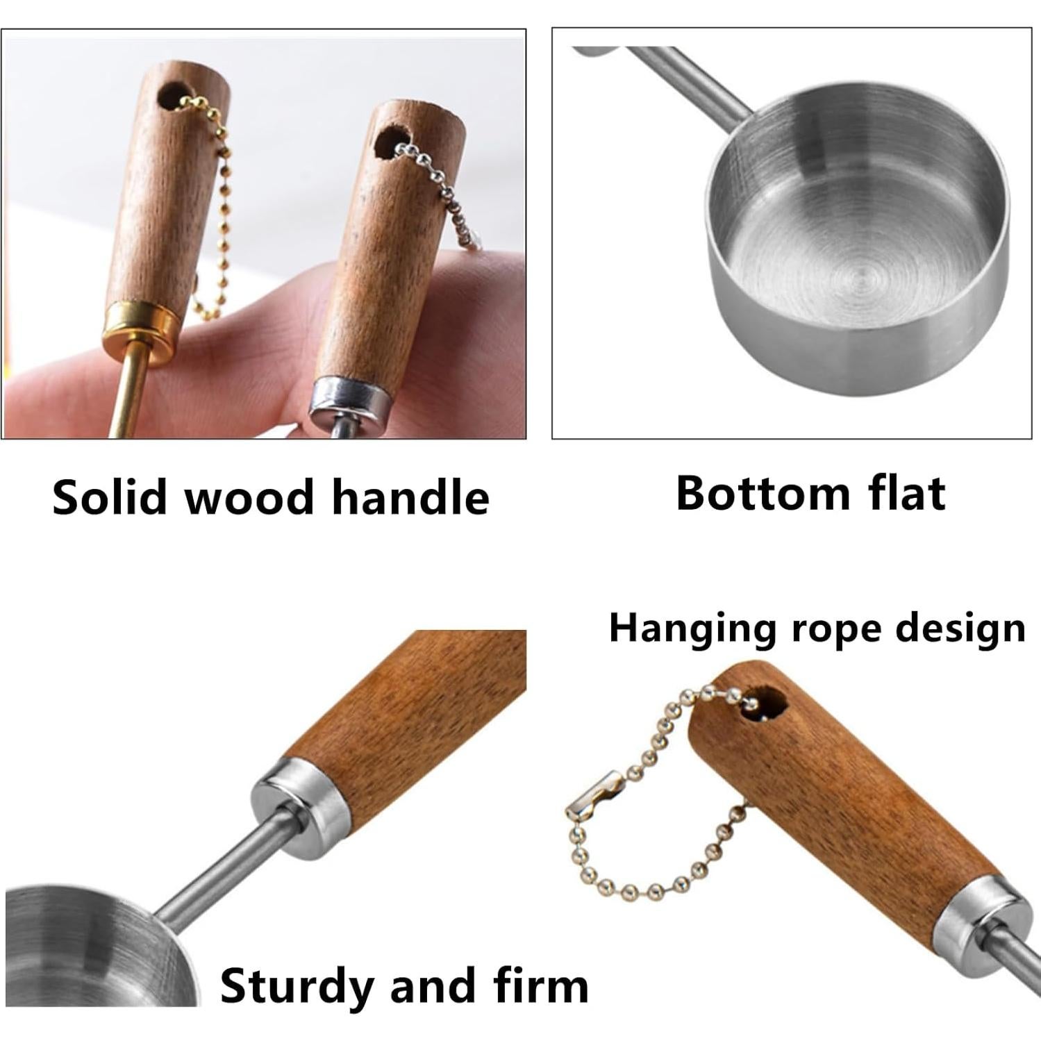 Cucharas de Café de Acero Inoxidable Yimluofa 15ml - 2 Unidades