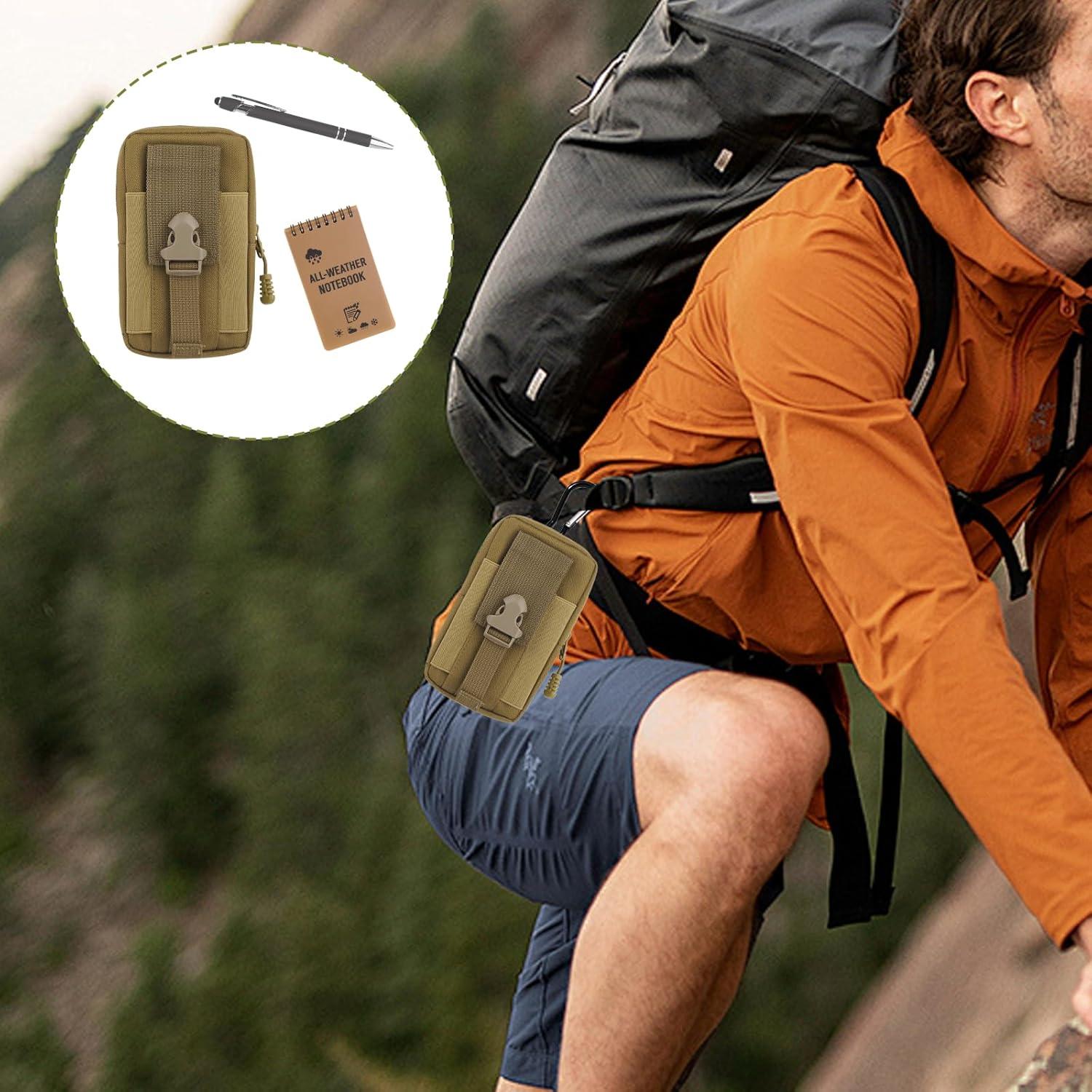 Cuaderno Impermeable Keggaen 7 Piezas con Mochila Marrón