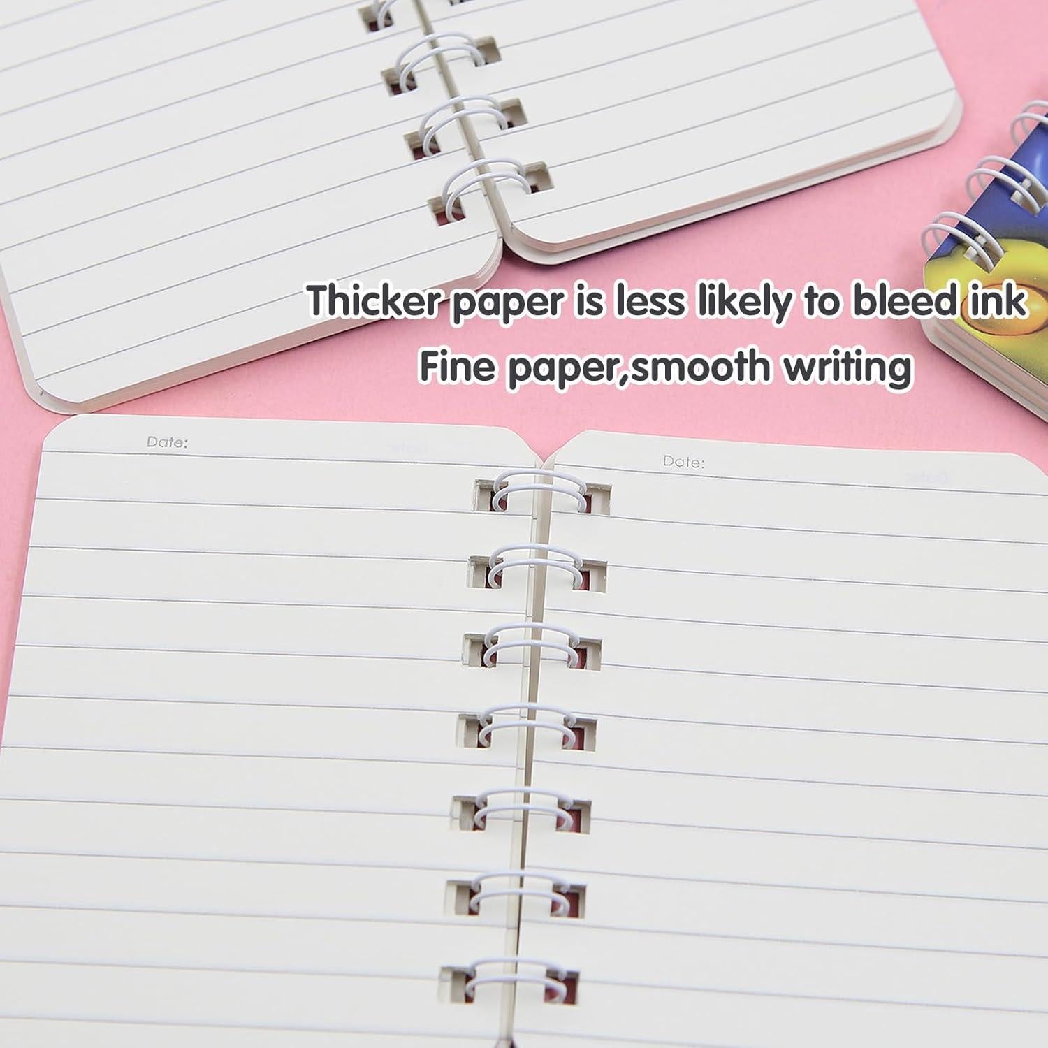 4 Cuadernos Espirales Mini Astronauta A7 8x10.5cm Geluode