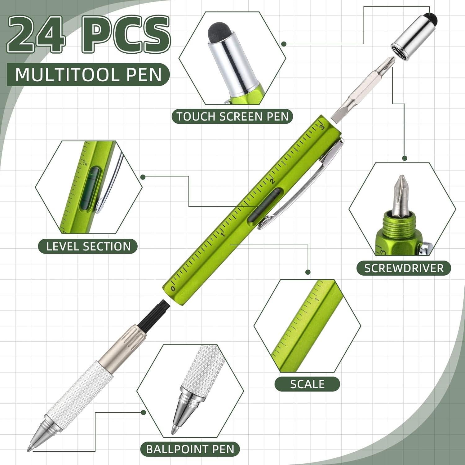 Juego de Regalo Maitys 48 Pcs: Bolígrafos 6 en 1 y Bloc Impermeable