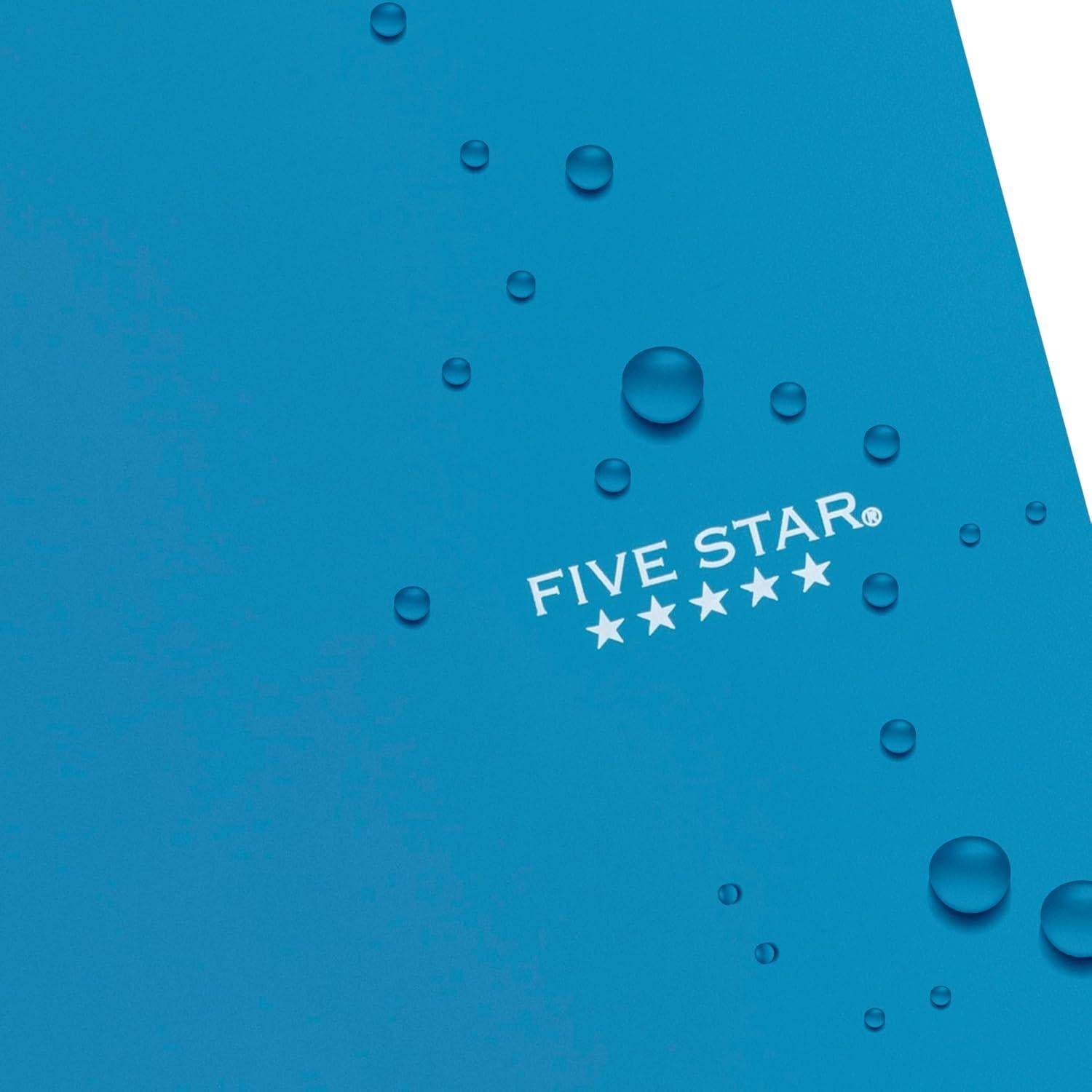 Cuaderno Espiral Five Star 5 Asignaturas 200 Hojas Azul