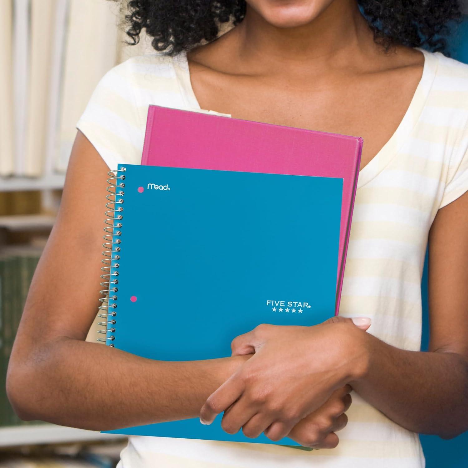 Cuaderno Espiral Five Star 5 Asignaturas 200 Hojas Azul