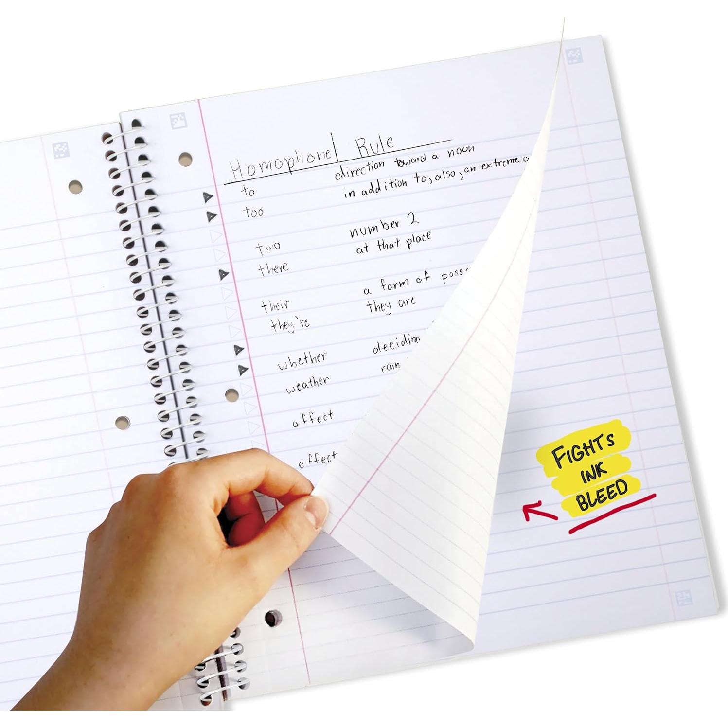 Cuaderno Espiral Five Star 1 Materia 80 Hojas Rayado Ancho